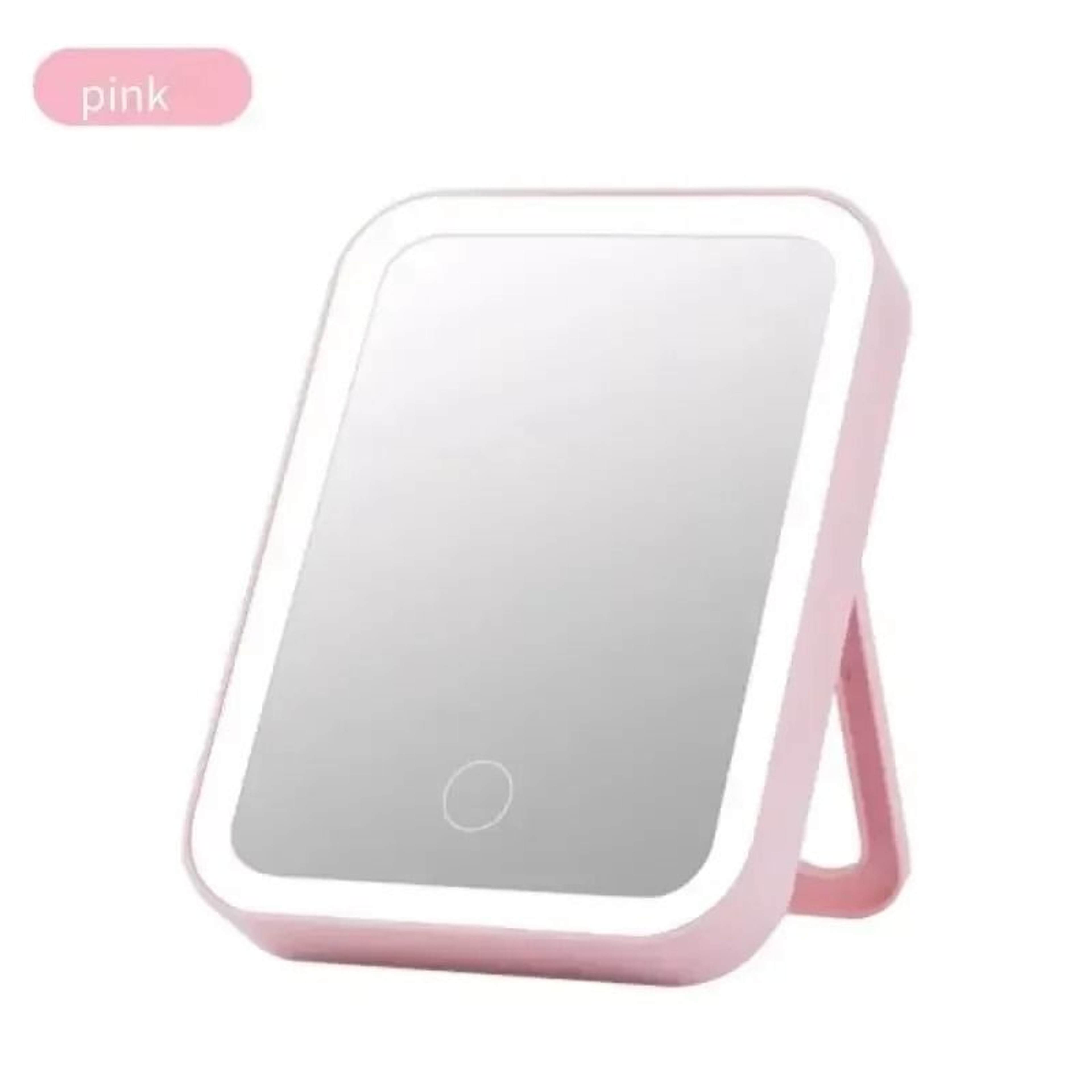 Glow Ready Rechargeable LED Makeup Mirror Touch Dimming Portable Vanity Travel Mirror 1