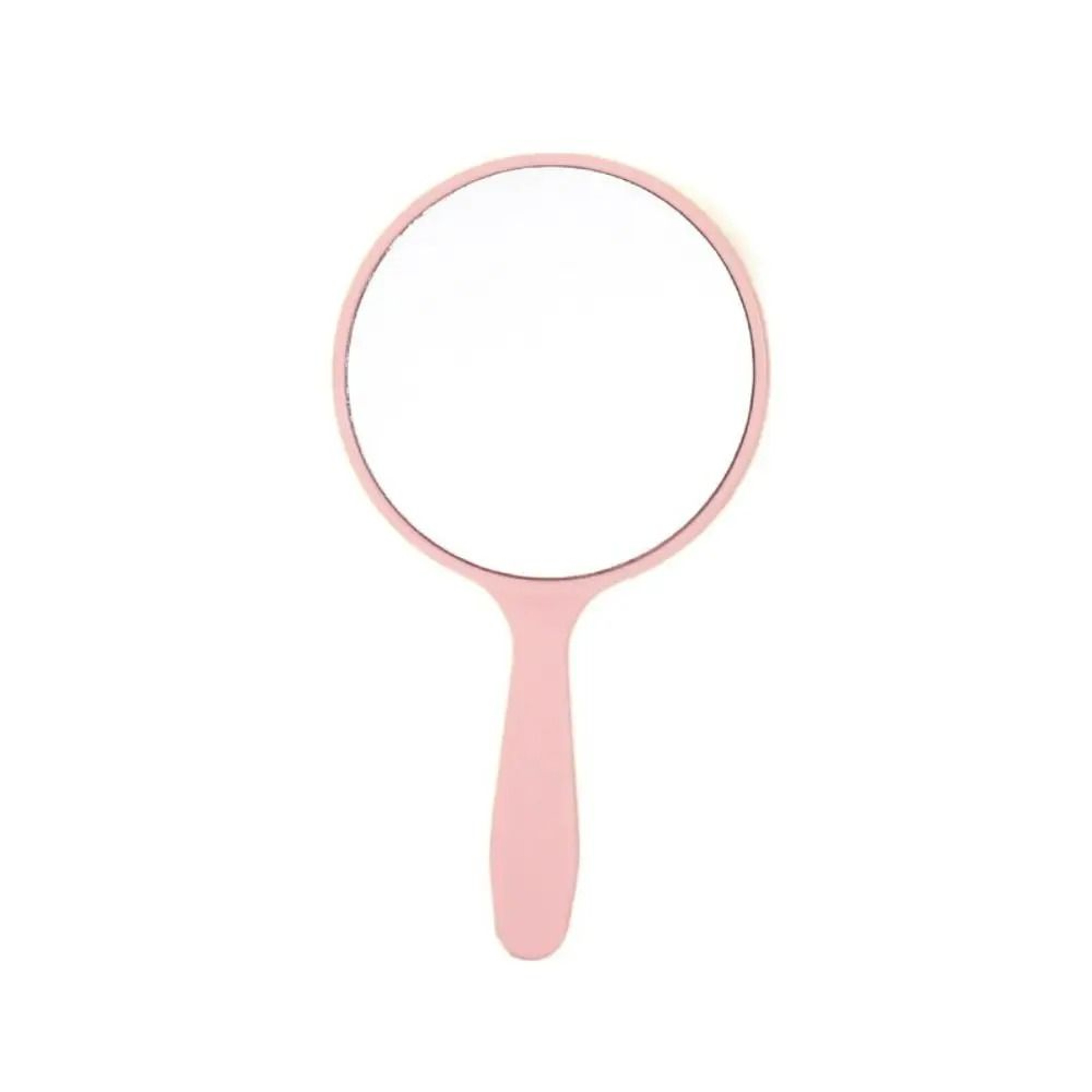 Cute Round Handheld Makeup Mirror Anti Fall Portable Beauty Hand Mirror 8