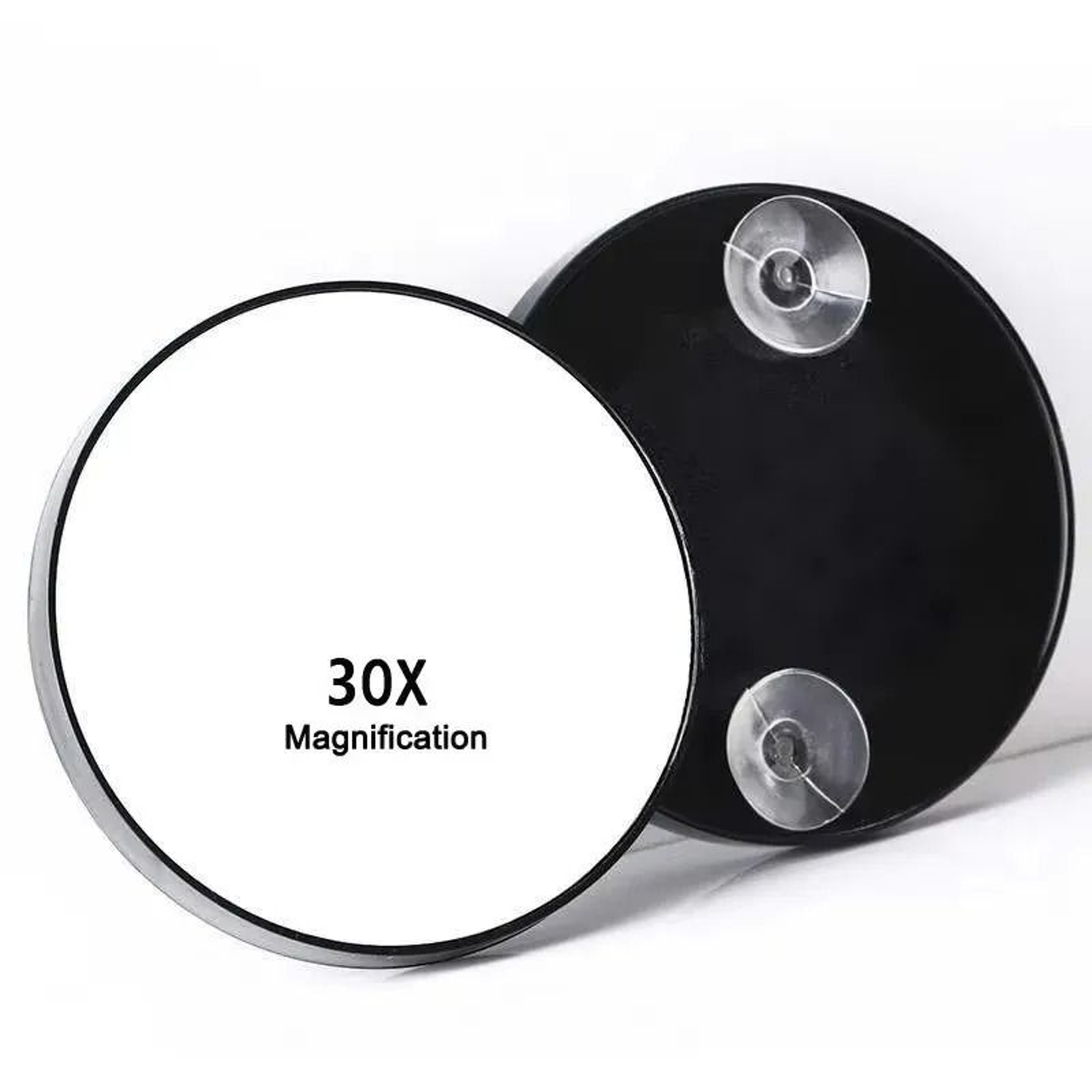 Double Sided Magnifying Mirror Foldable Handheld Makeup Mirror With Handle 2