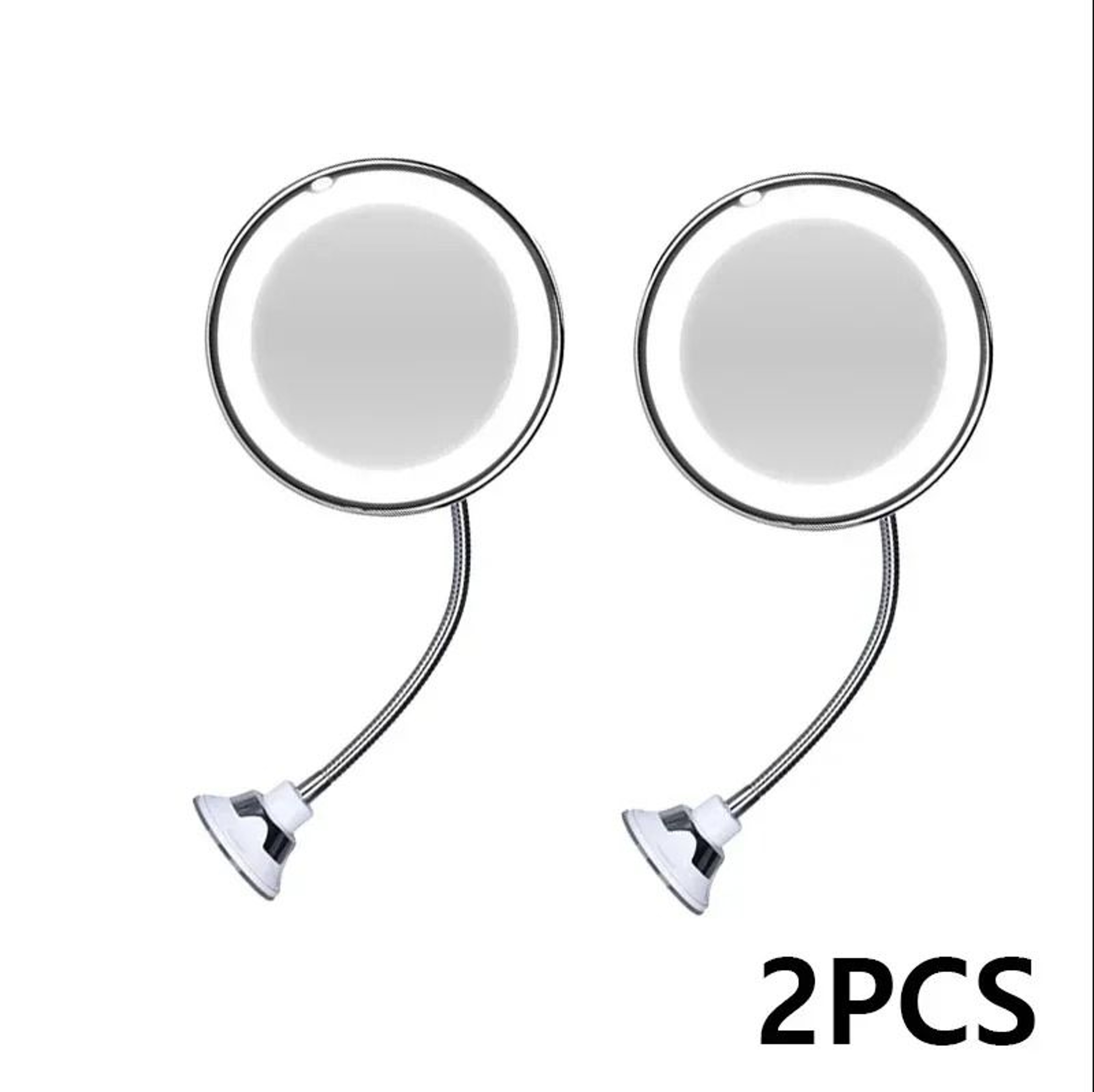 10X Magnifying Makeup Mirror With LED Light And Suction Base 3