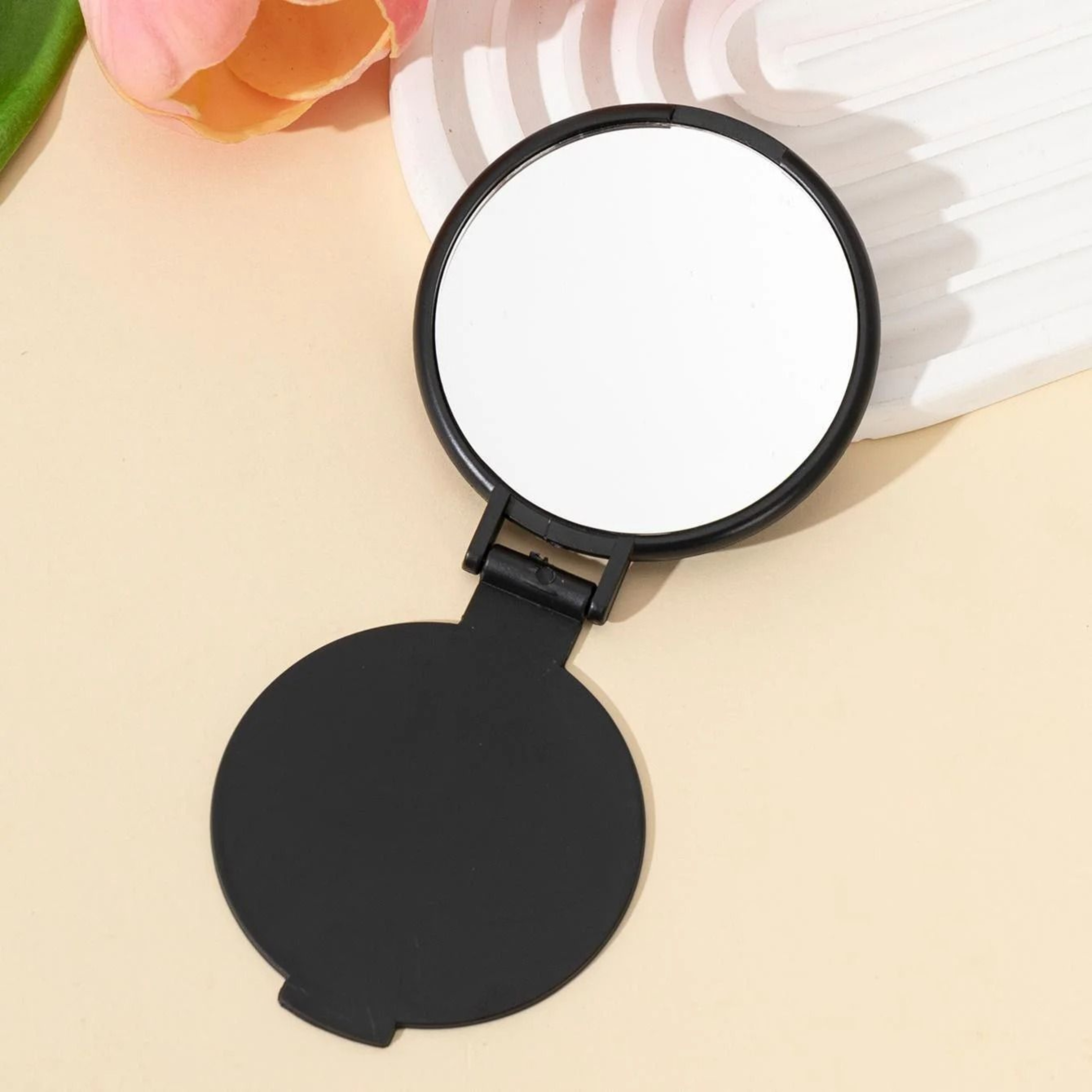 50 Piece Mini Compact Mirror Foldable Round Travel Makeup Mirrors 4