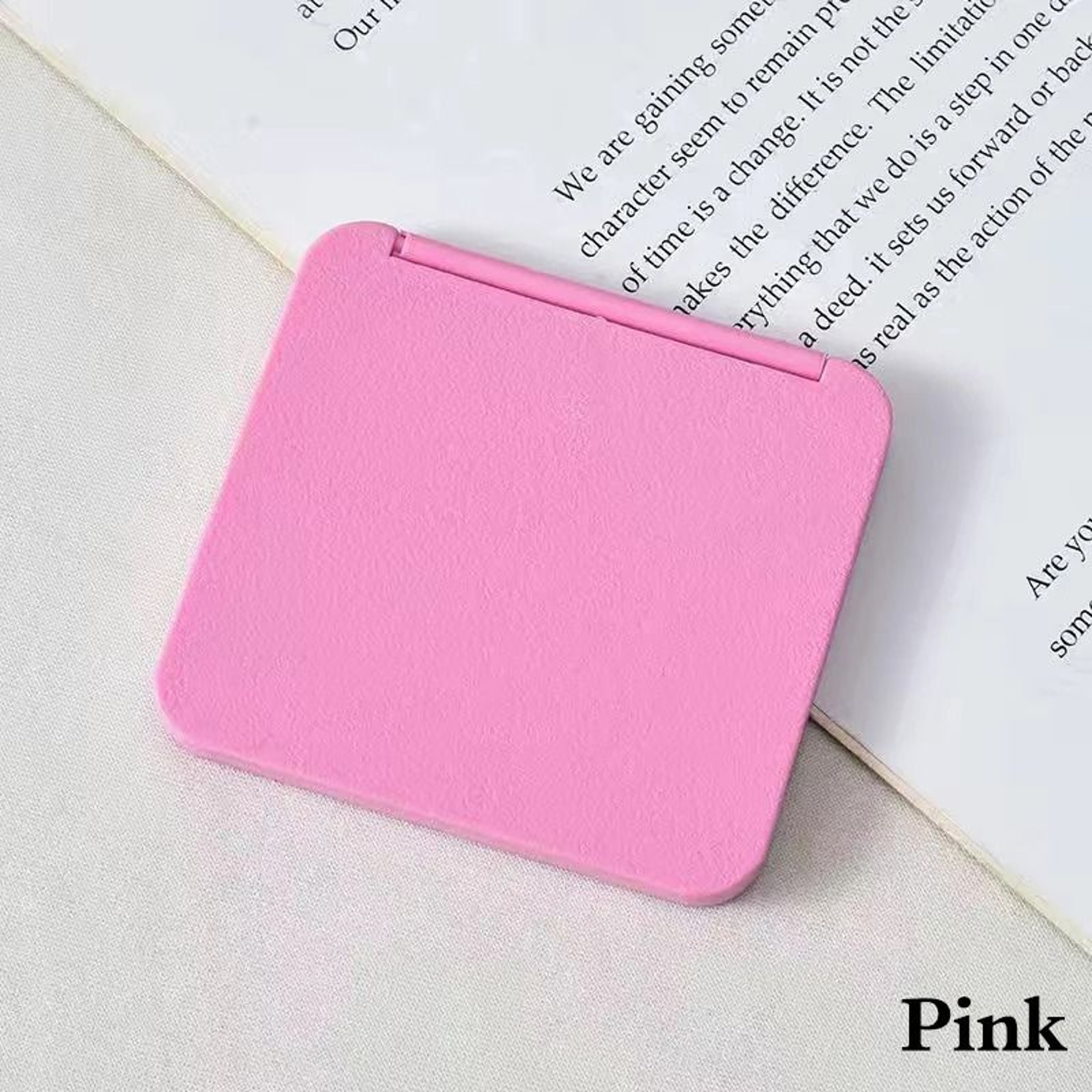 Square Double Sided Compact Mirror Portable Pocket Makeup Mirror 5