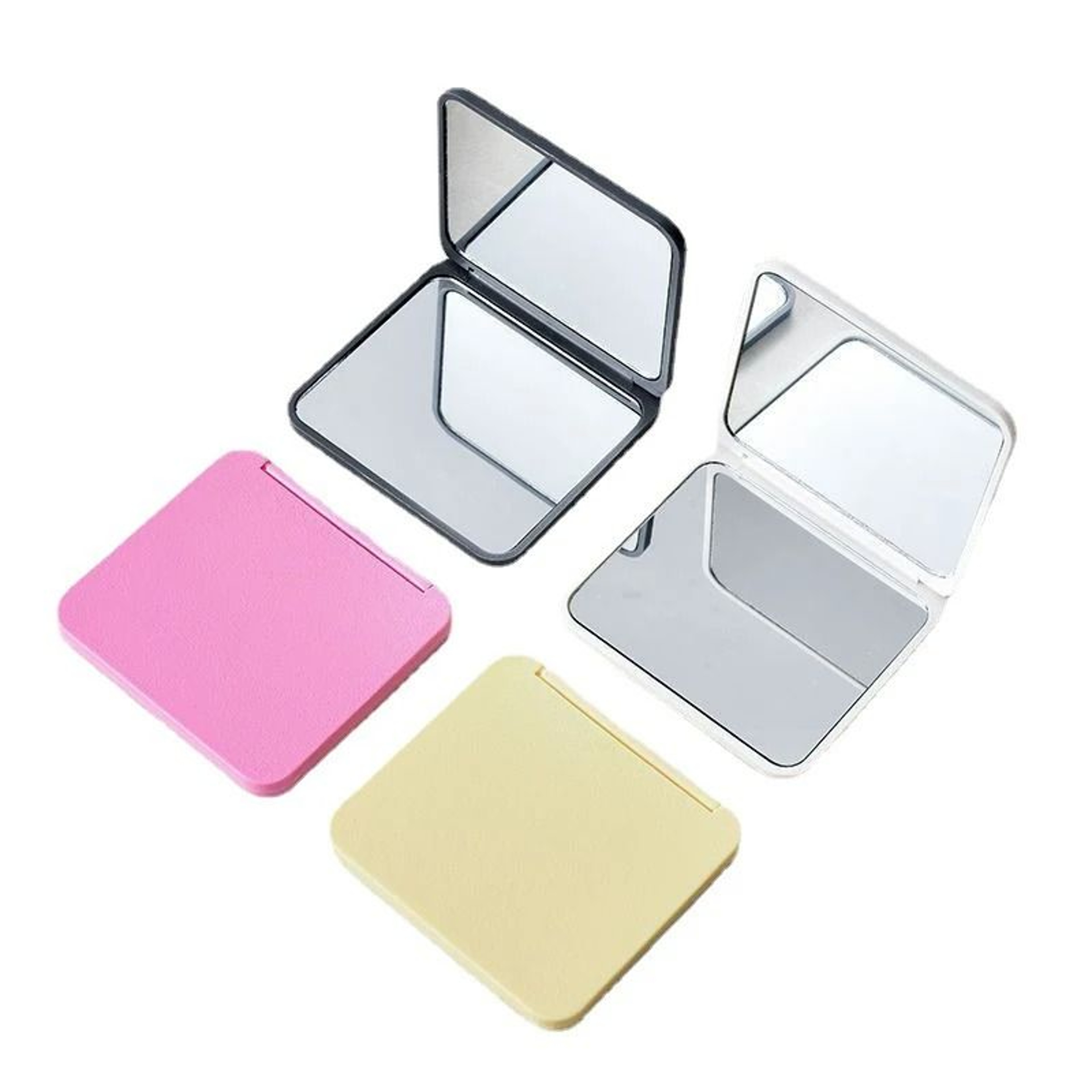 Square Double Sided Compact Mirror Portable Pocket Makeup Mirror 11