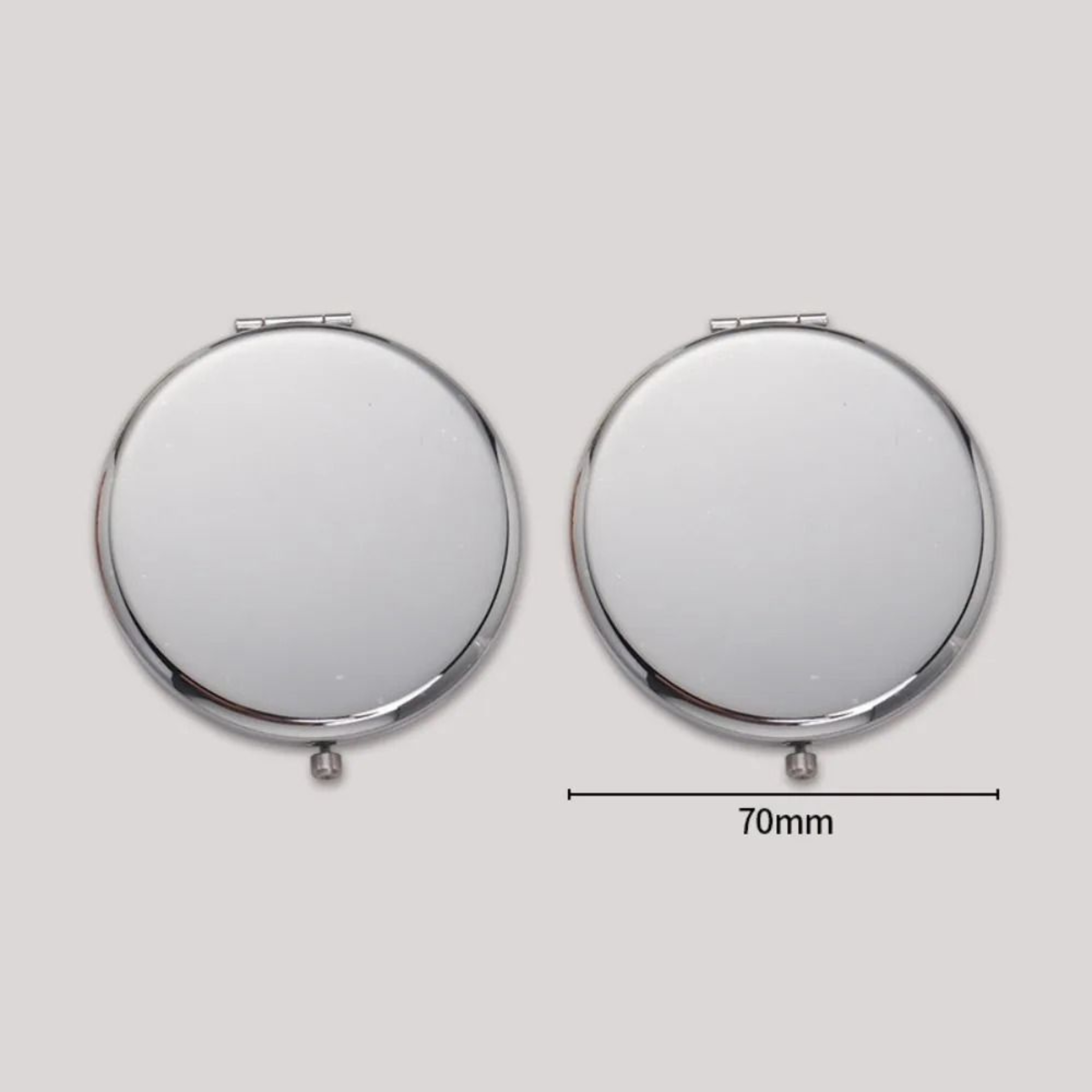 Double Sided Compact Mirror Portable Folding Magnifying Travel Makeup Mirror 9