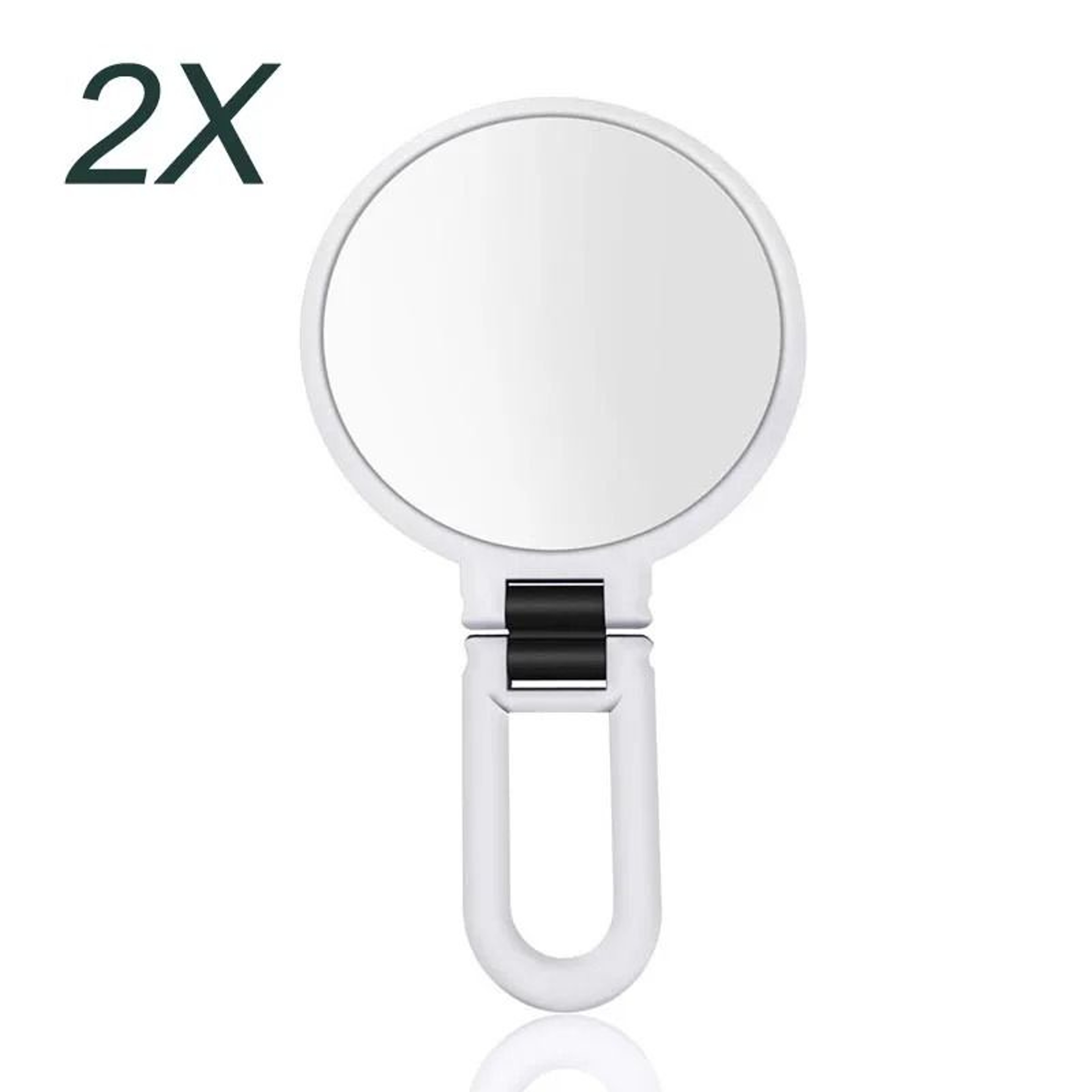 Folding Magnifying Makeup Mirror 2X 5X 10X 15X Portable Travel Mirror 4