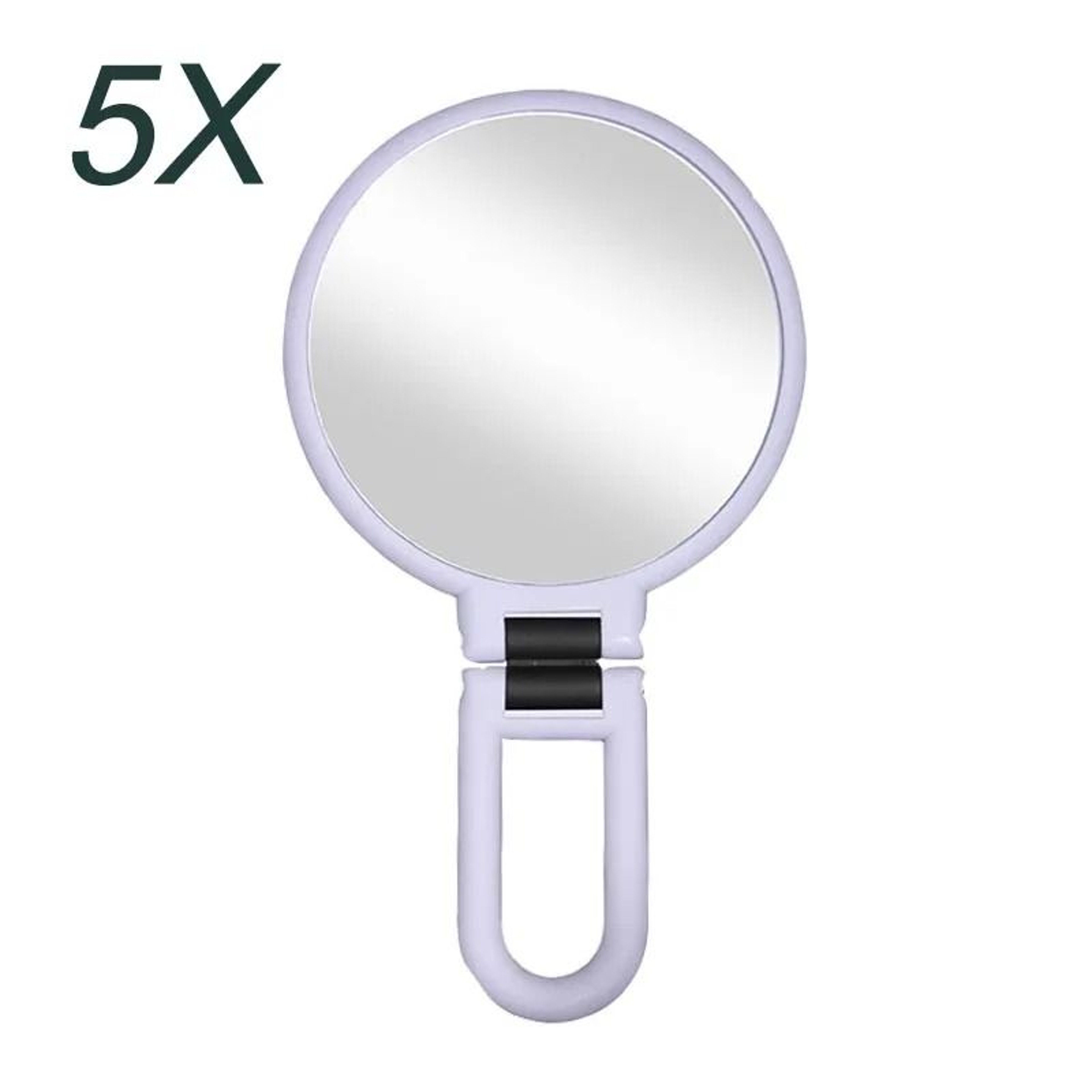 Folding Magnifying Makeup Mirror 2X 5X 10X 15X Portable Travel Mirror 6