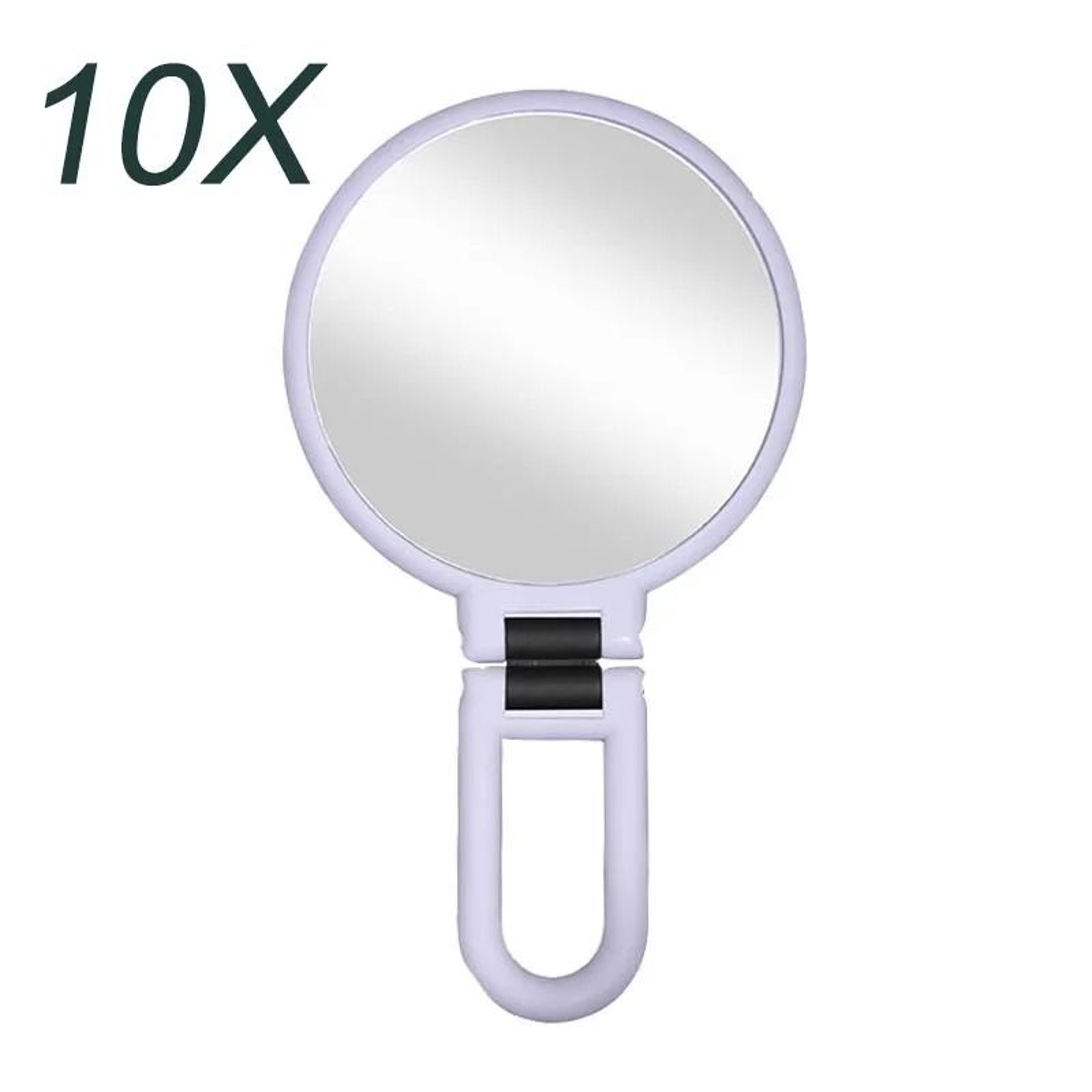 Folding Magnifying Makeup Mirror 2X 5X 10X 15X Portable Travel Mirror 10