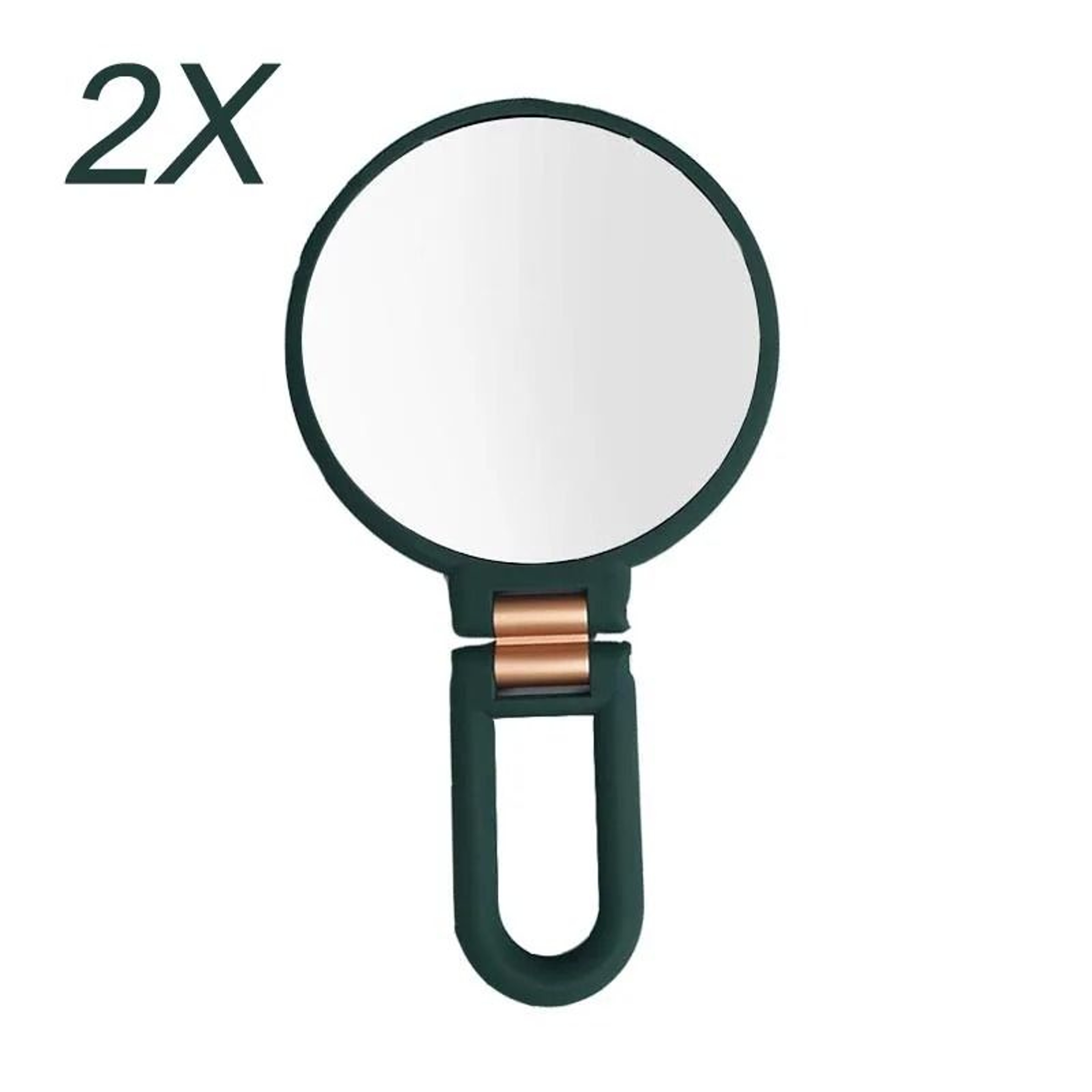 Folding Magnifying Makeup Mirror 2X 5X 10X 15X Portable Travel Mirror 3