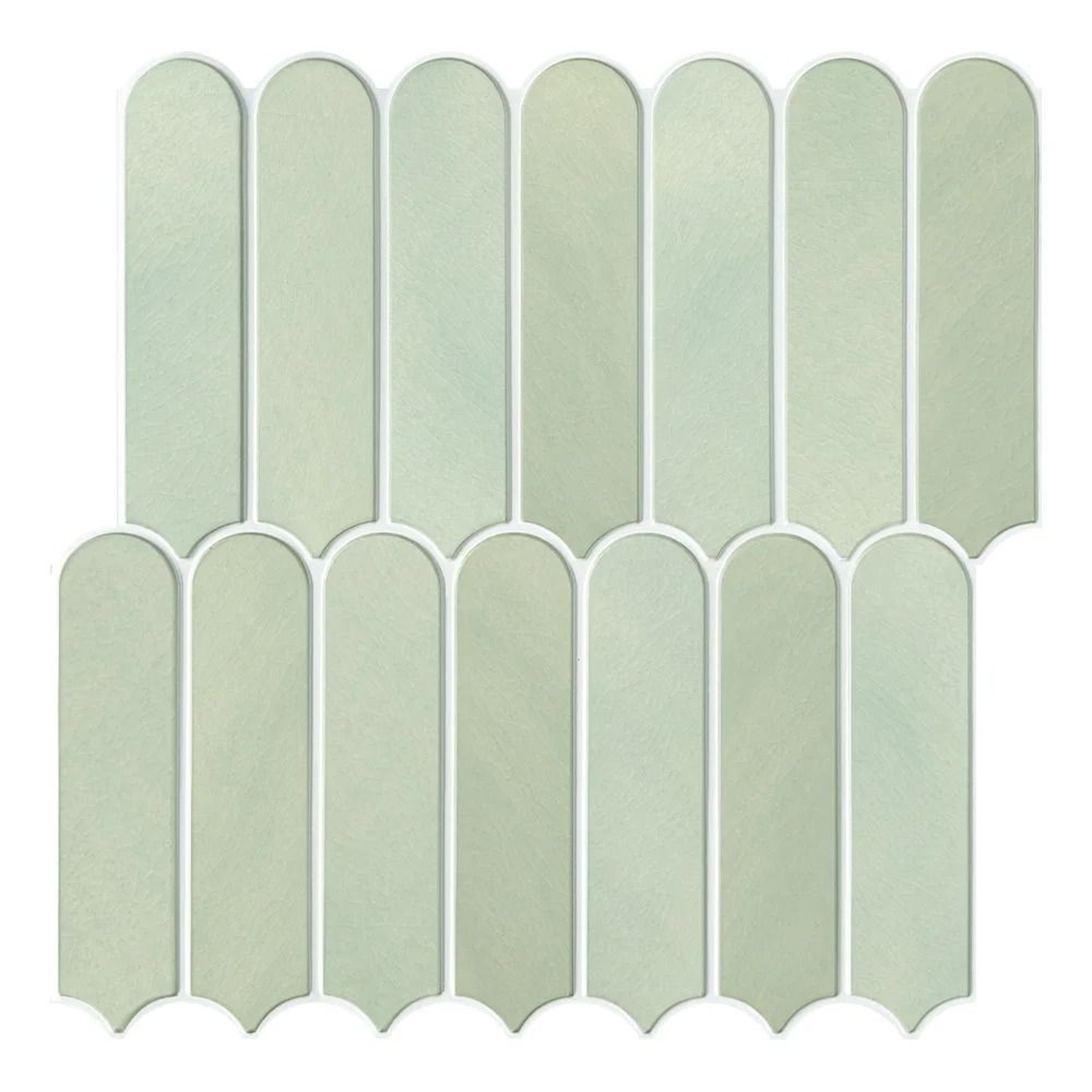 3D Fish Scale Peel And Stick Wall Panels Waterproof PVC Backsplash Tiles 1