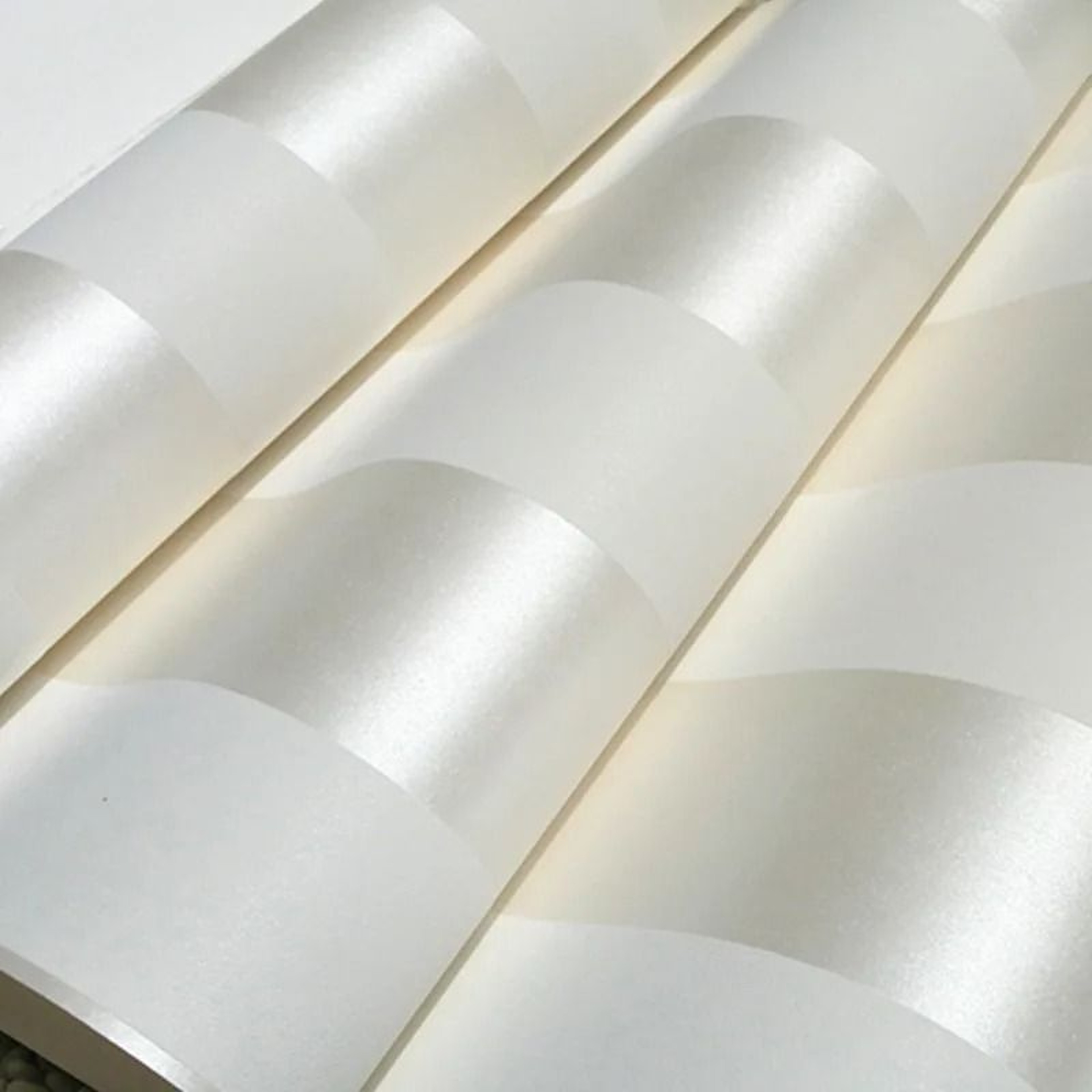 3D Green Textured Wallpaper Roll Mildew Resistant Solid Color Wall Covering 0