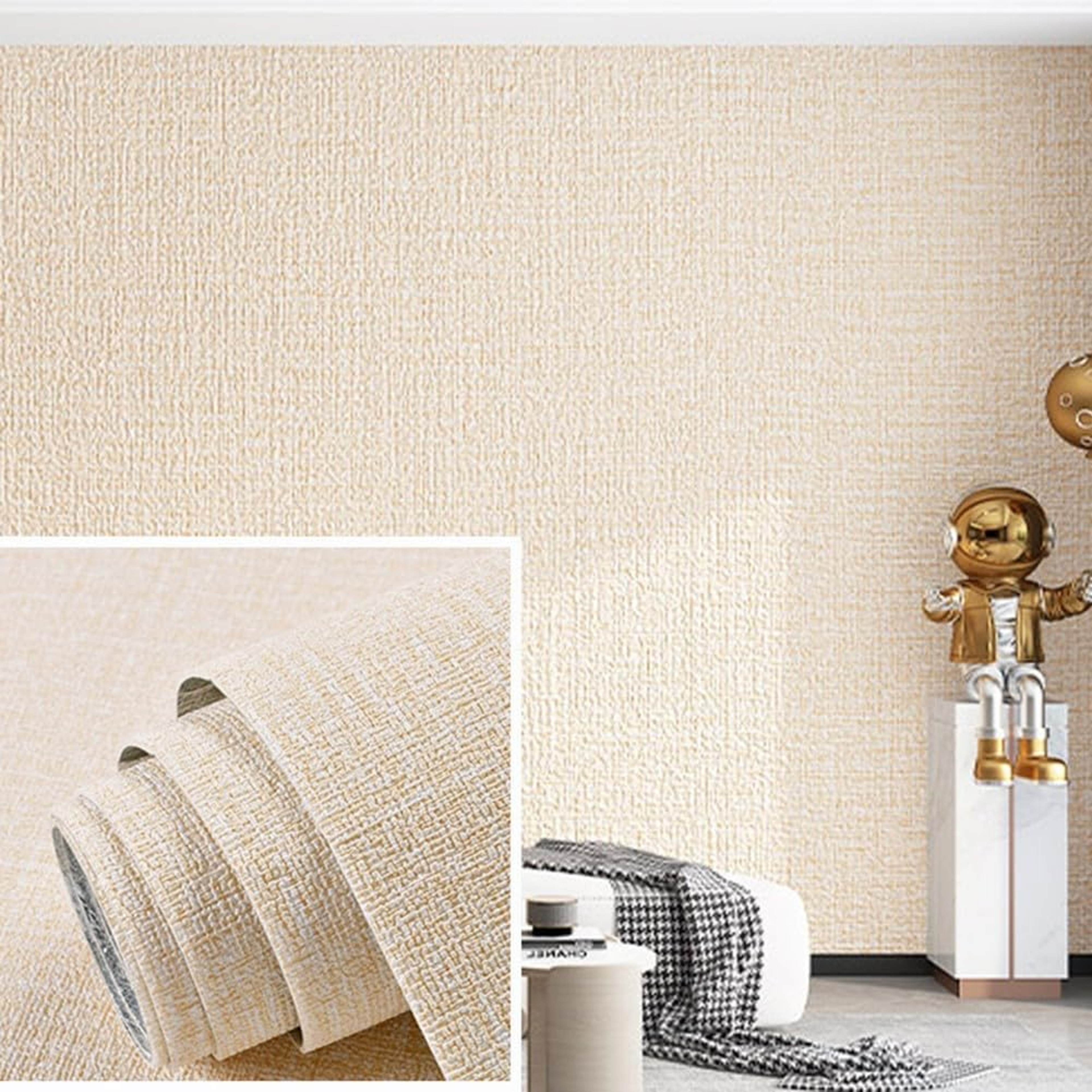 QuietShield 3D Self Adhesive Wallpaper Waterproof Wall Sticker Moisture Proof Wall Covering 1