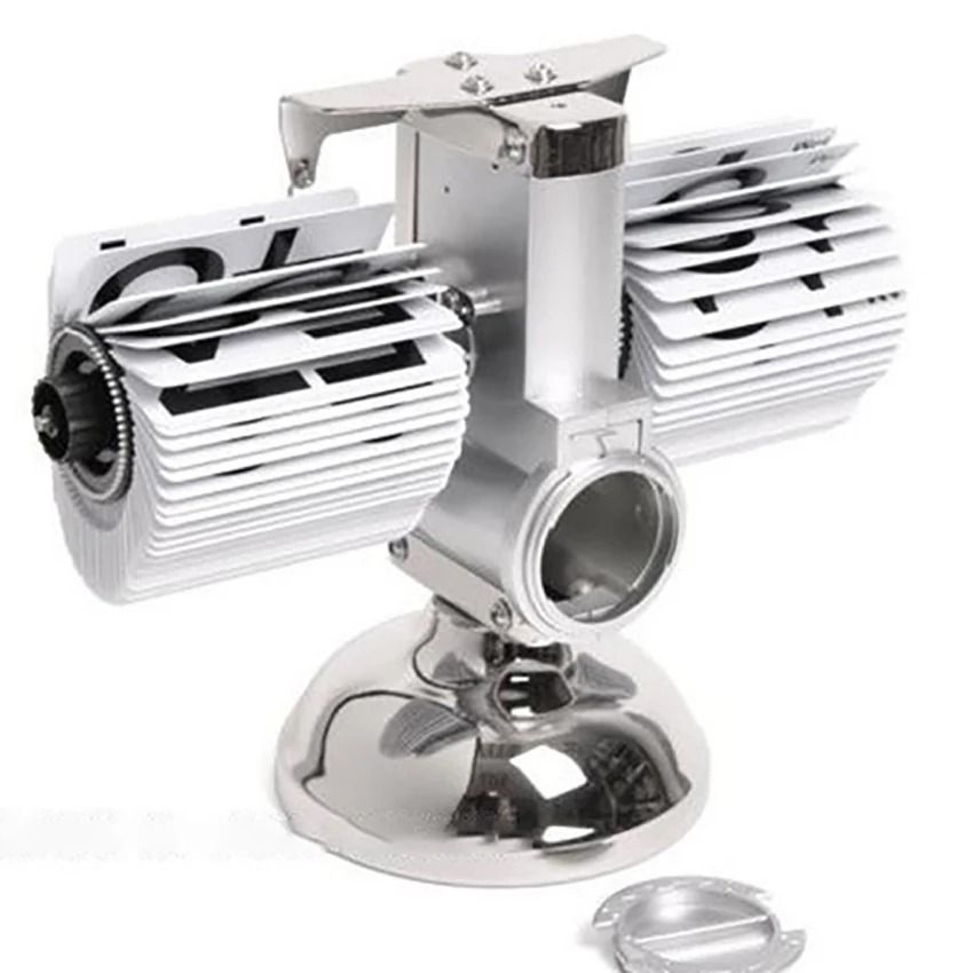 Retro Mechanical Flip Desk Clock With Internal Gear Movement 7