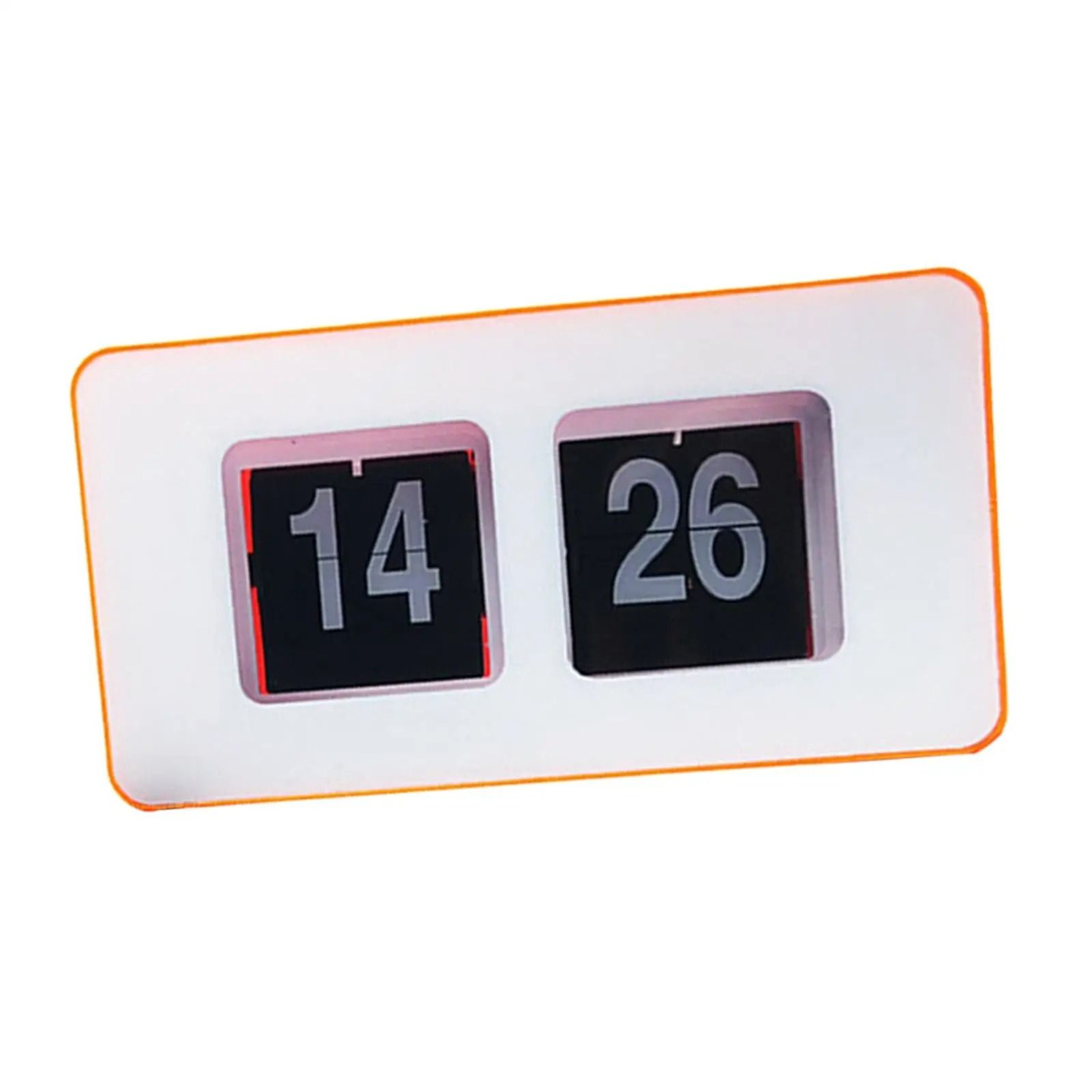 Classic Retro Automatic Flip Desk Clock Silent Battery Powered Table Clock 9