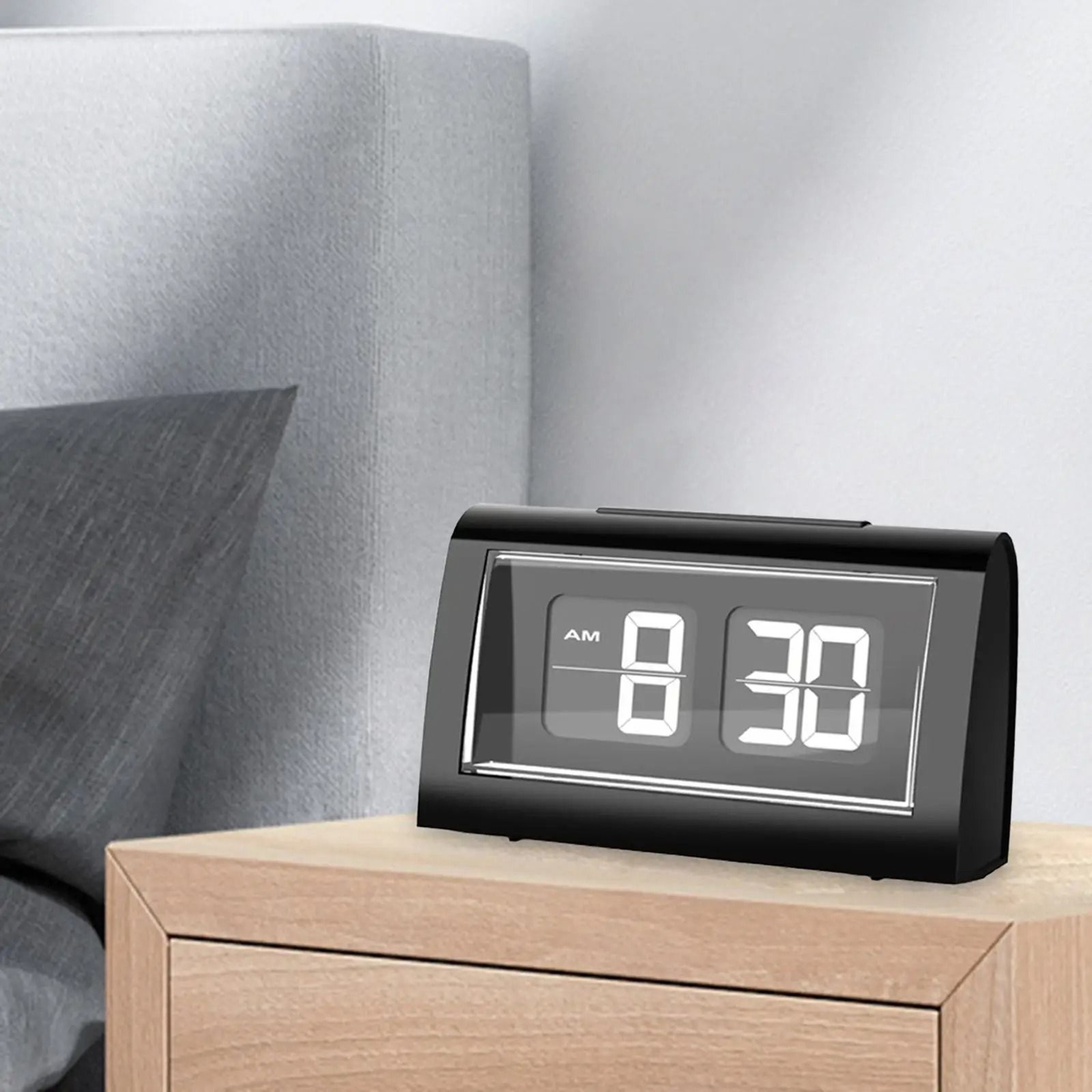 Auto Flip Digital Alarm Clock With Backlight And Snooze 3
