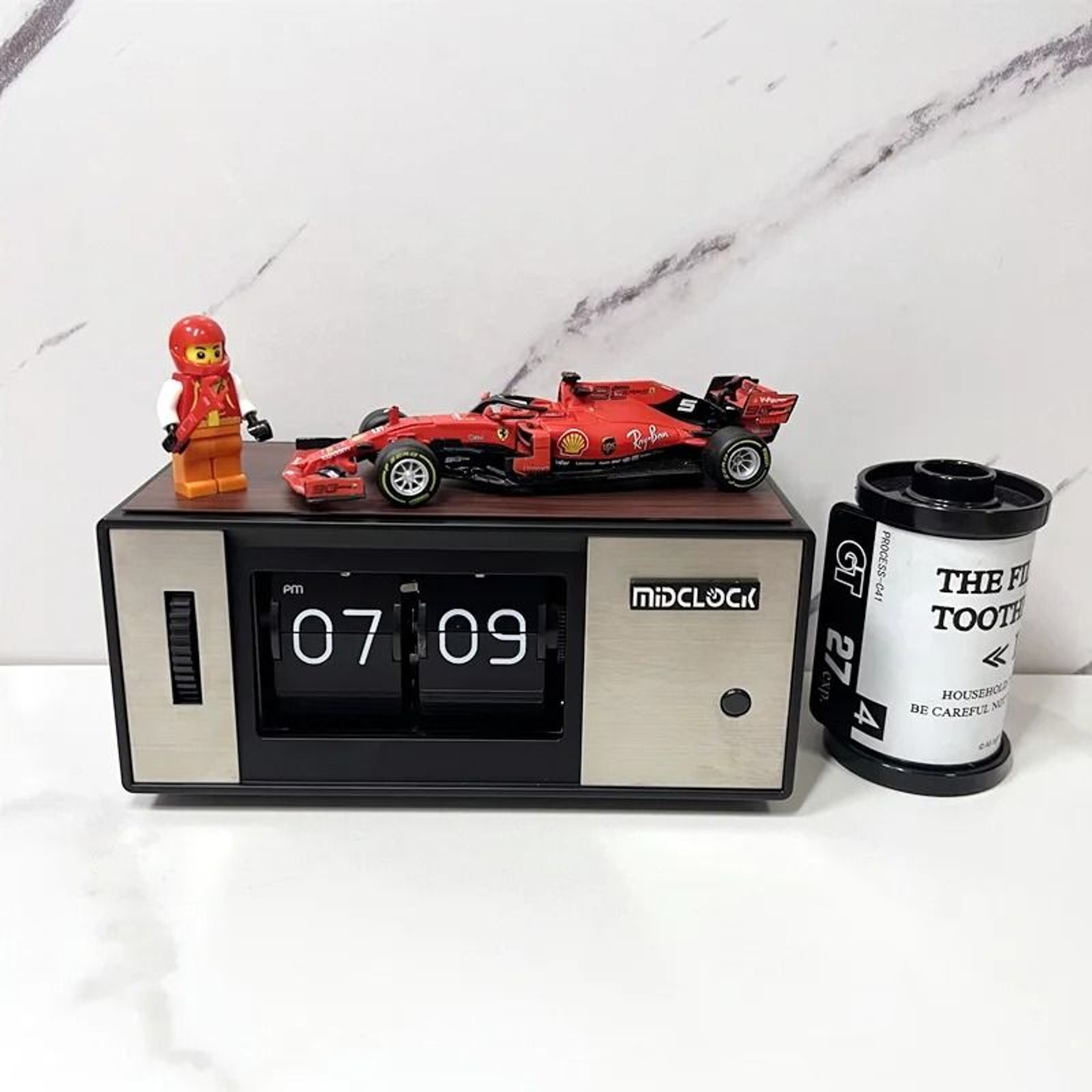 Futuristic LED Flip Page Desk Clock With Luminous Digital Display 5