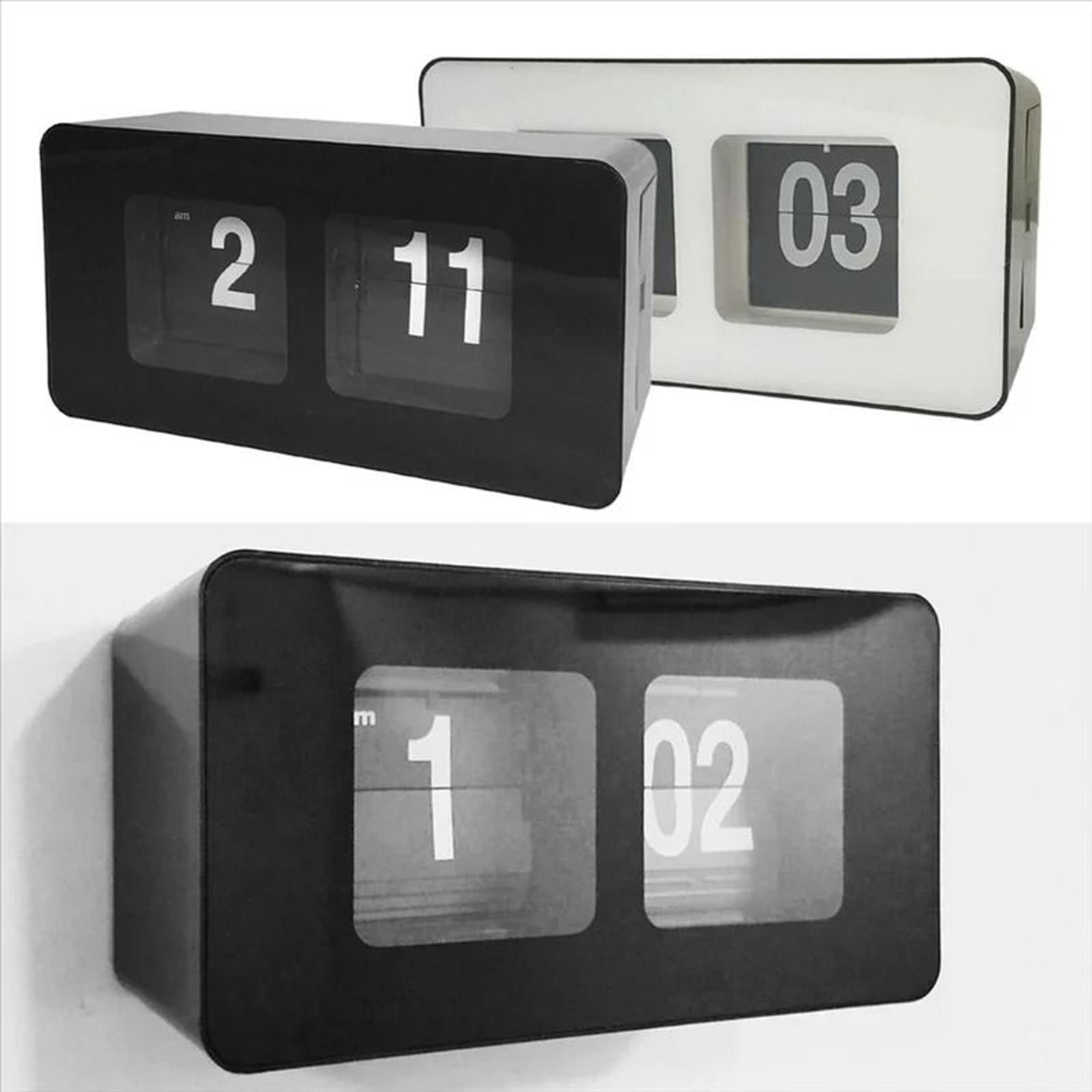 Automatic Flip Desk Clock With Large Number Display 3