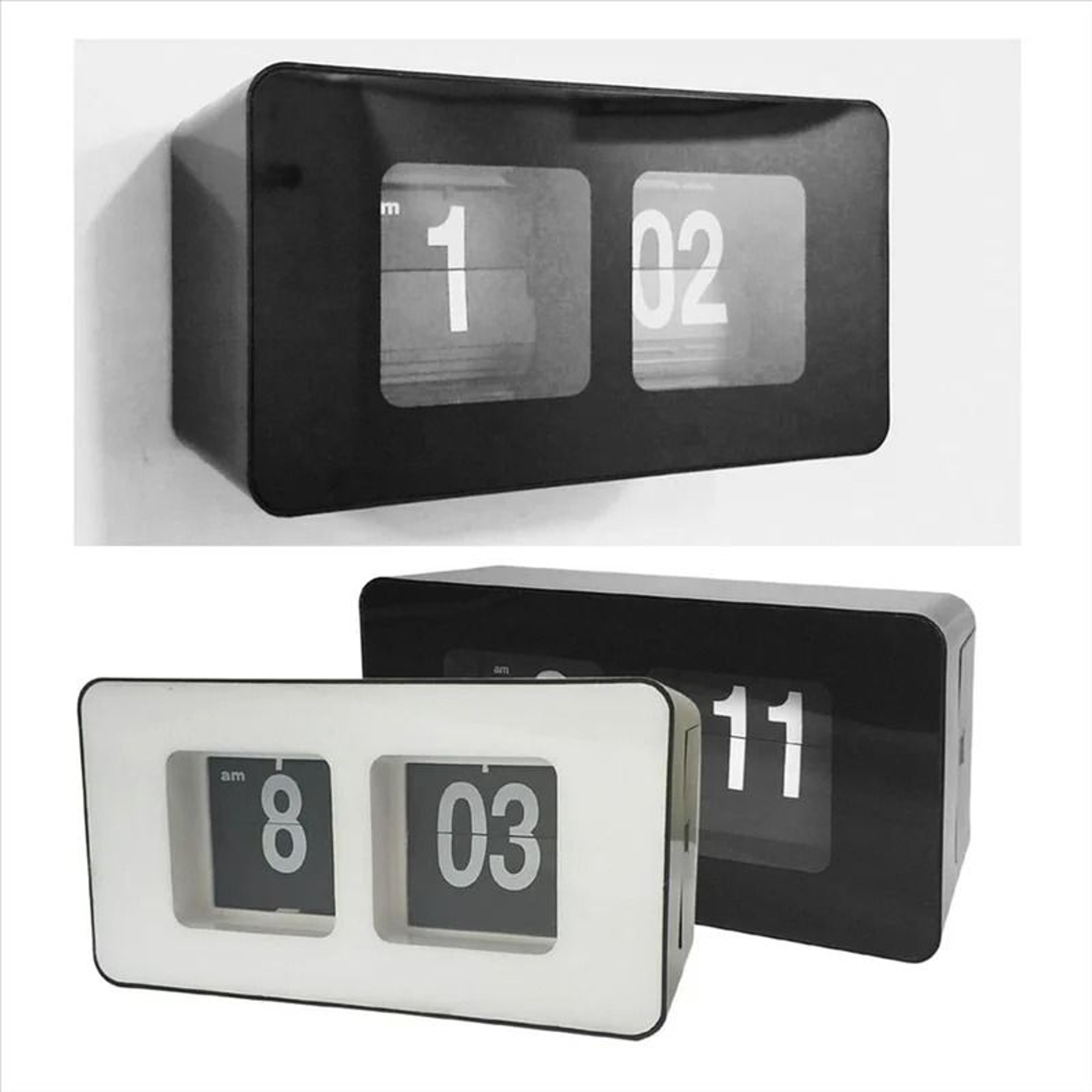 Automatic Flip Desk Clock With Large Number Display 1