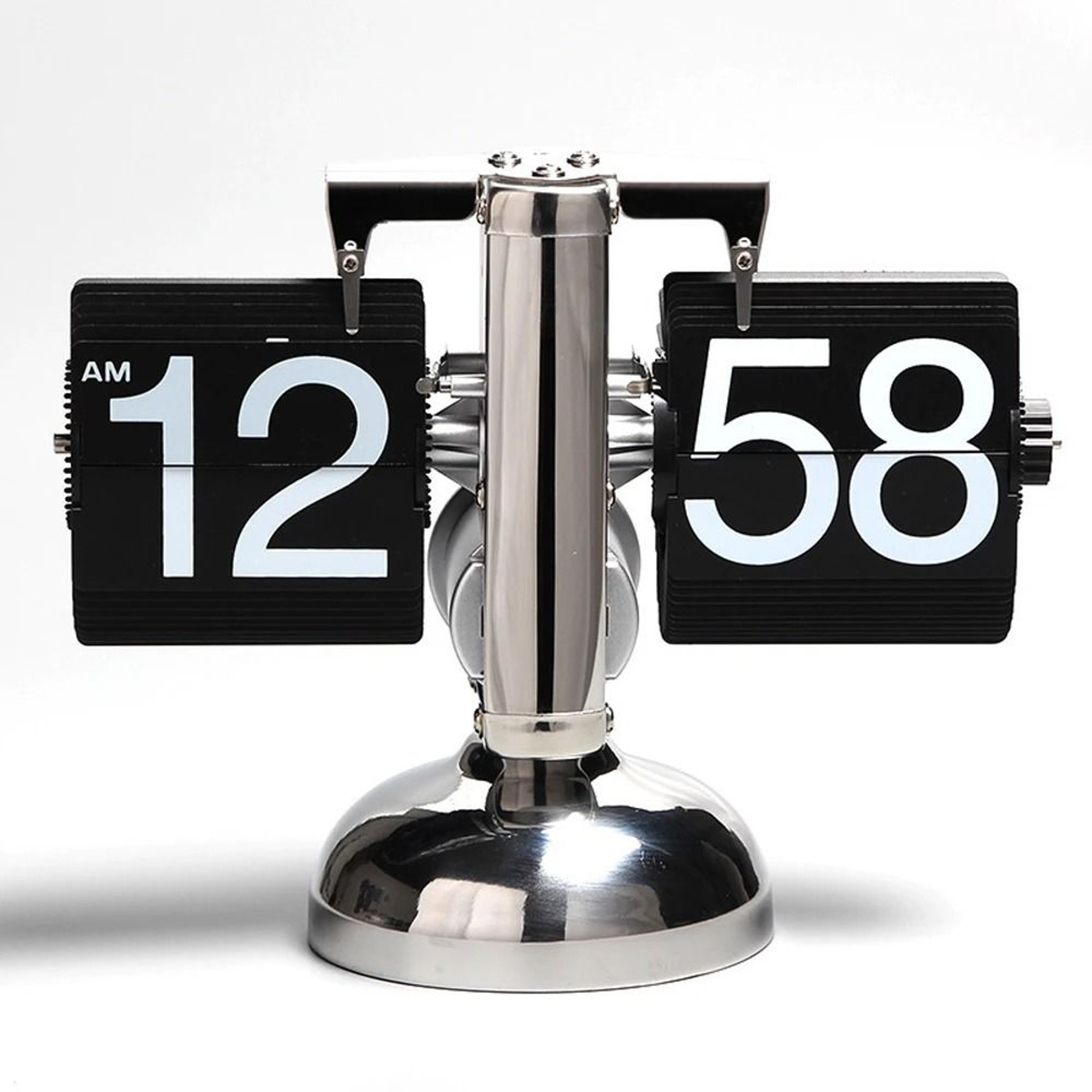 Automatic Retro Flip Desk Clock With Large Number Display 9