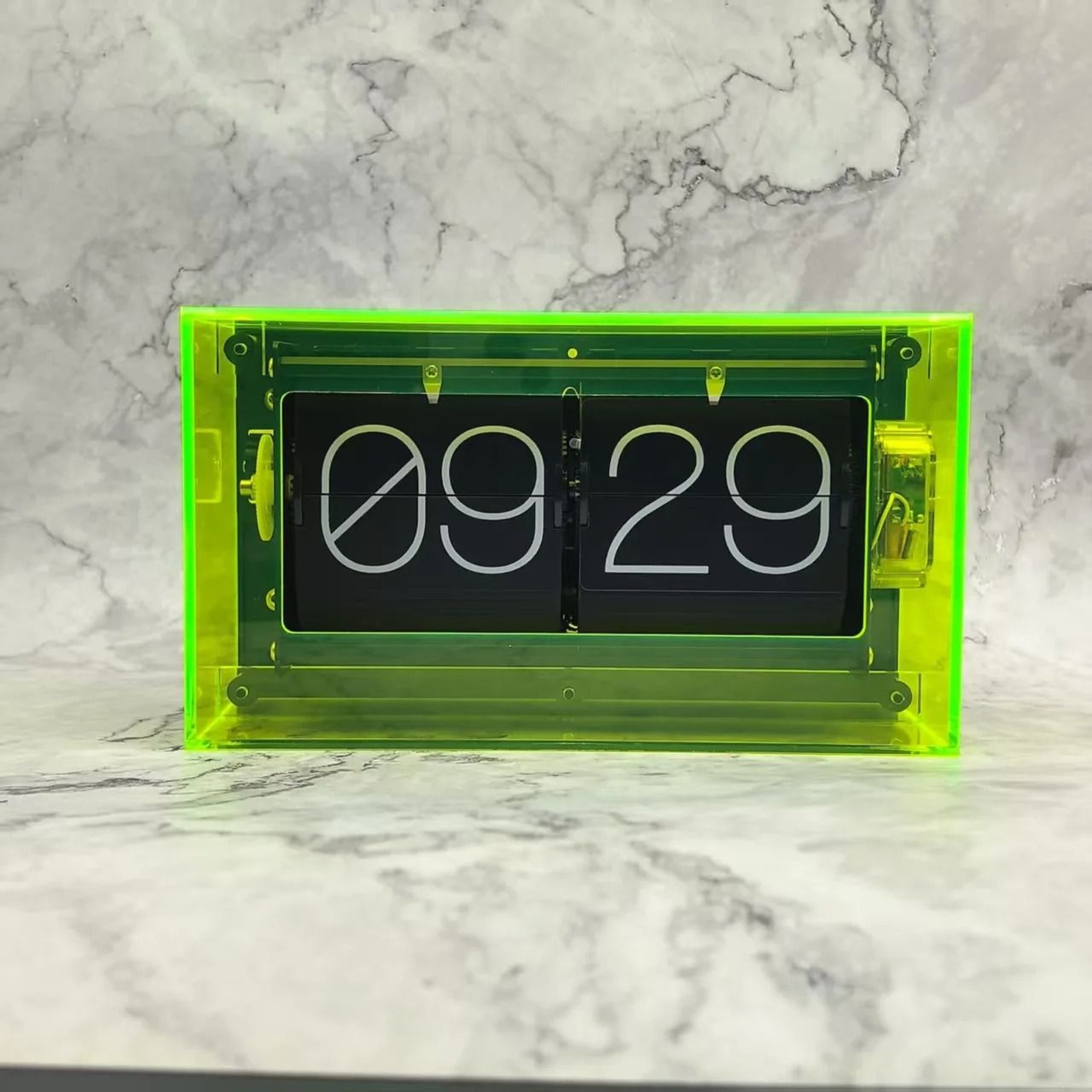 Colorful Automatic Flip Desk Clock For Maximalist Home Decor 1