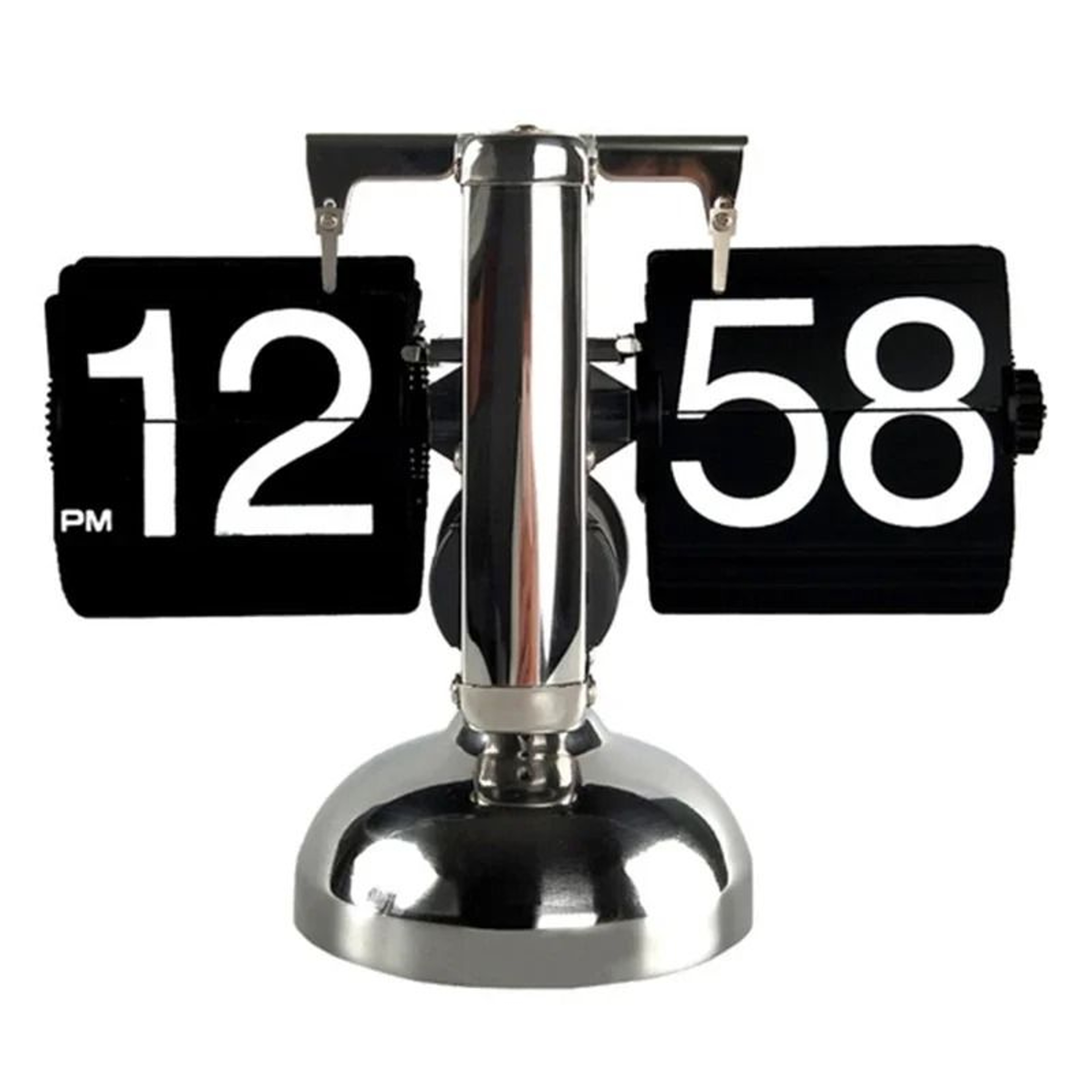 Vintage Automatic Flip Desk Clock With Quartz Movement 5