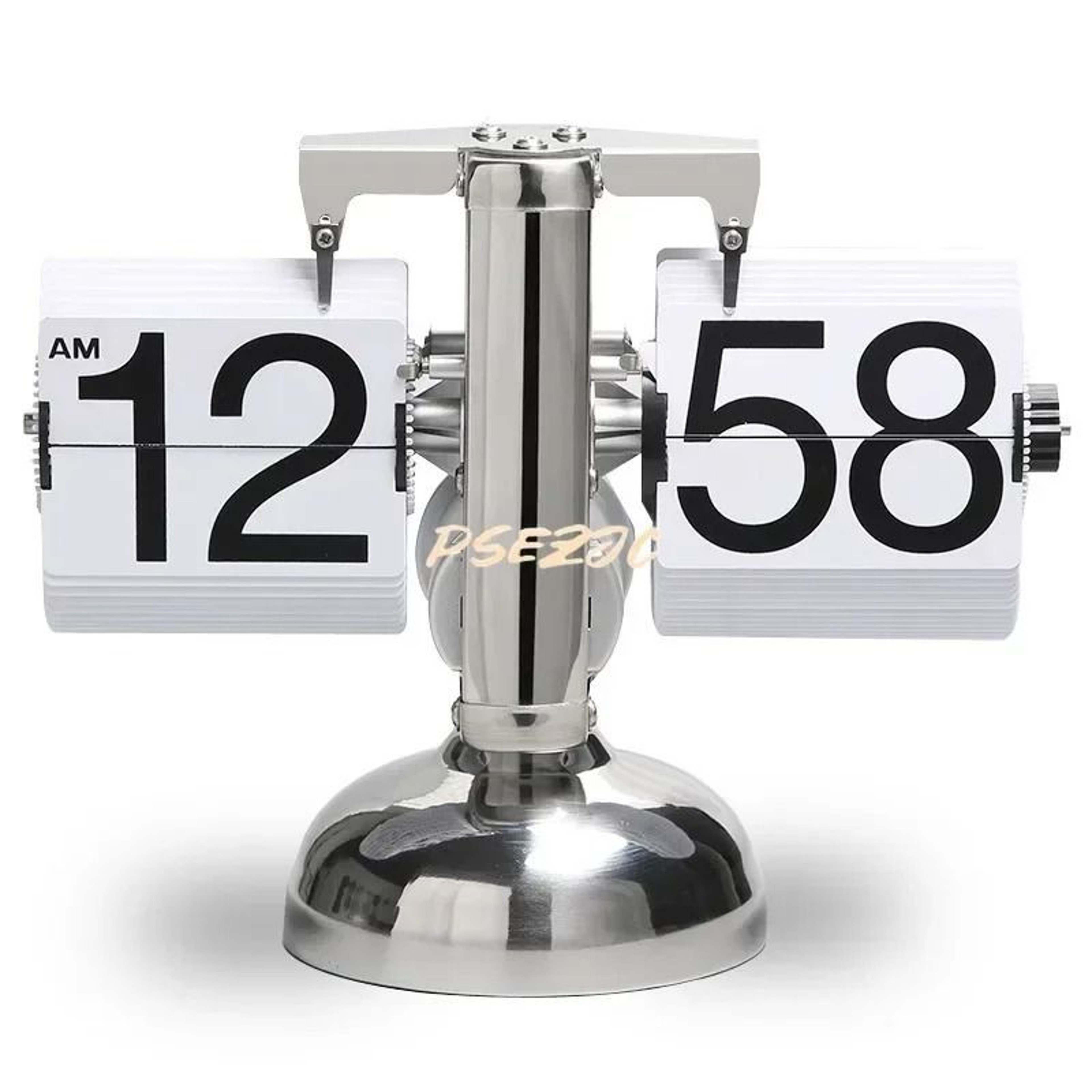 Nordic Retro Automatic Flip Desk Clock With Large Number Display 1