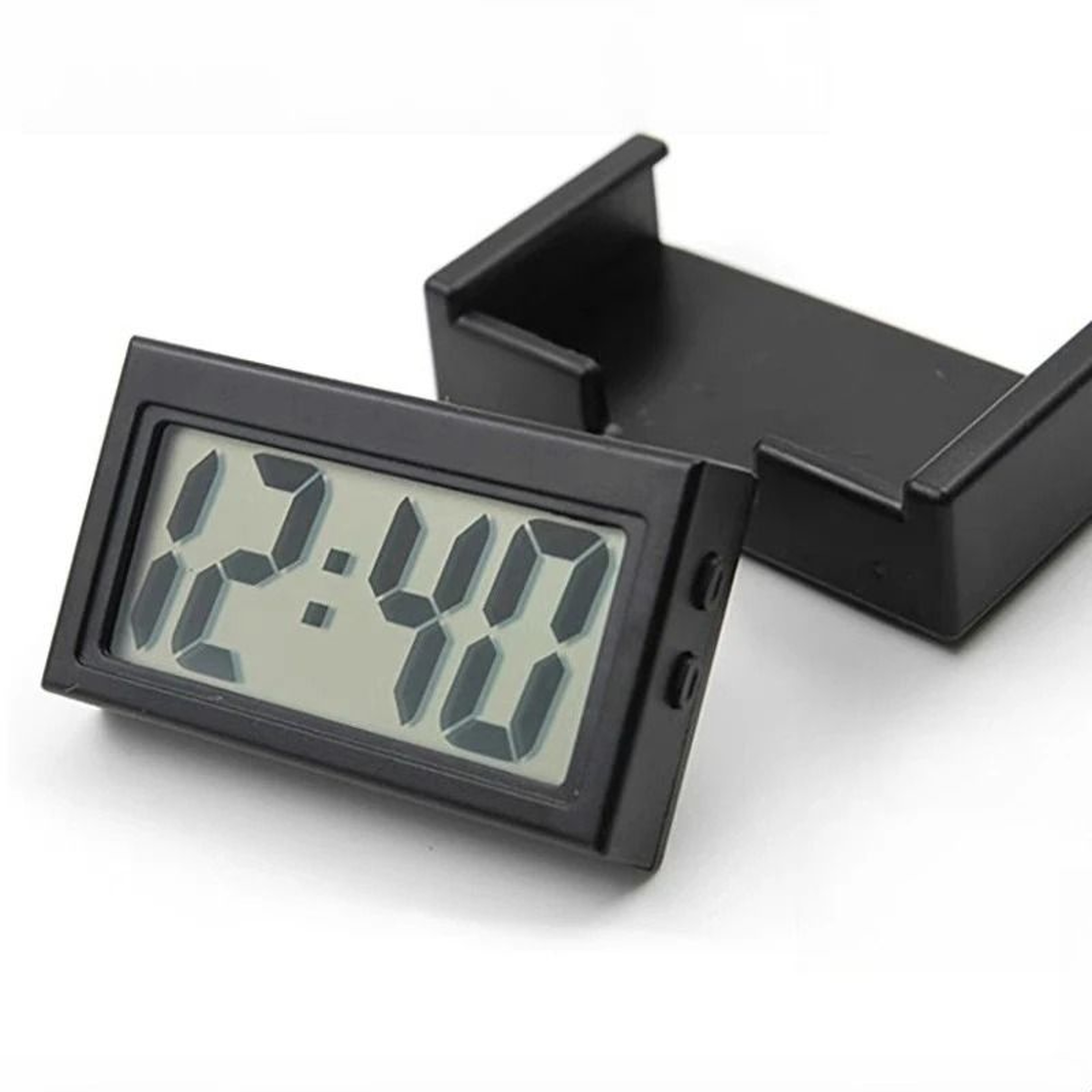 Mini LCD Car Dashboard Clock With Time And Day Display 1