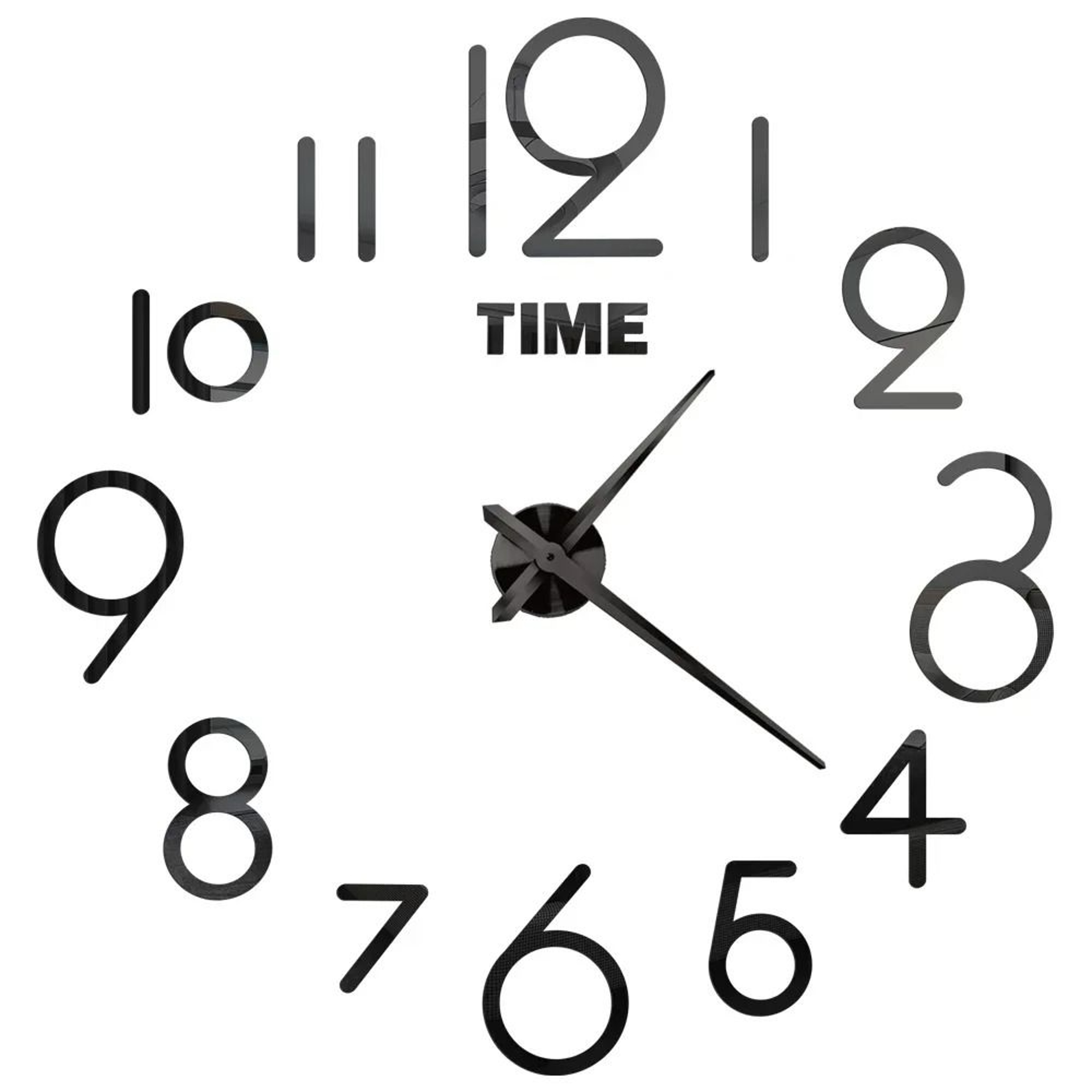 Large Luminous 3D DIY Wall Clock With Silent Quartz Movement 17