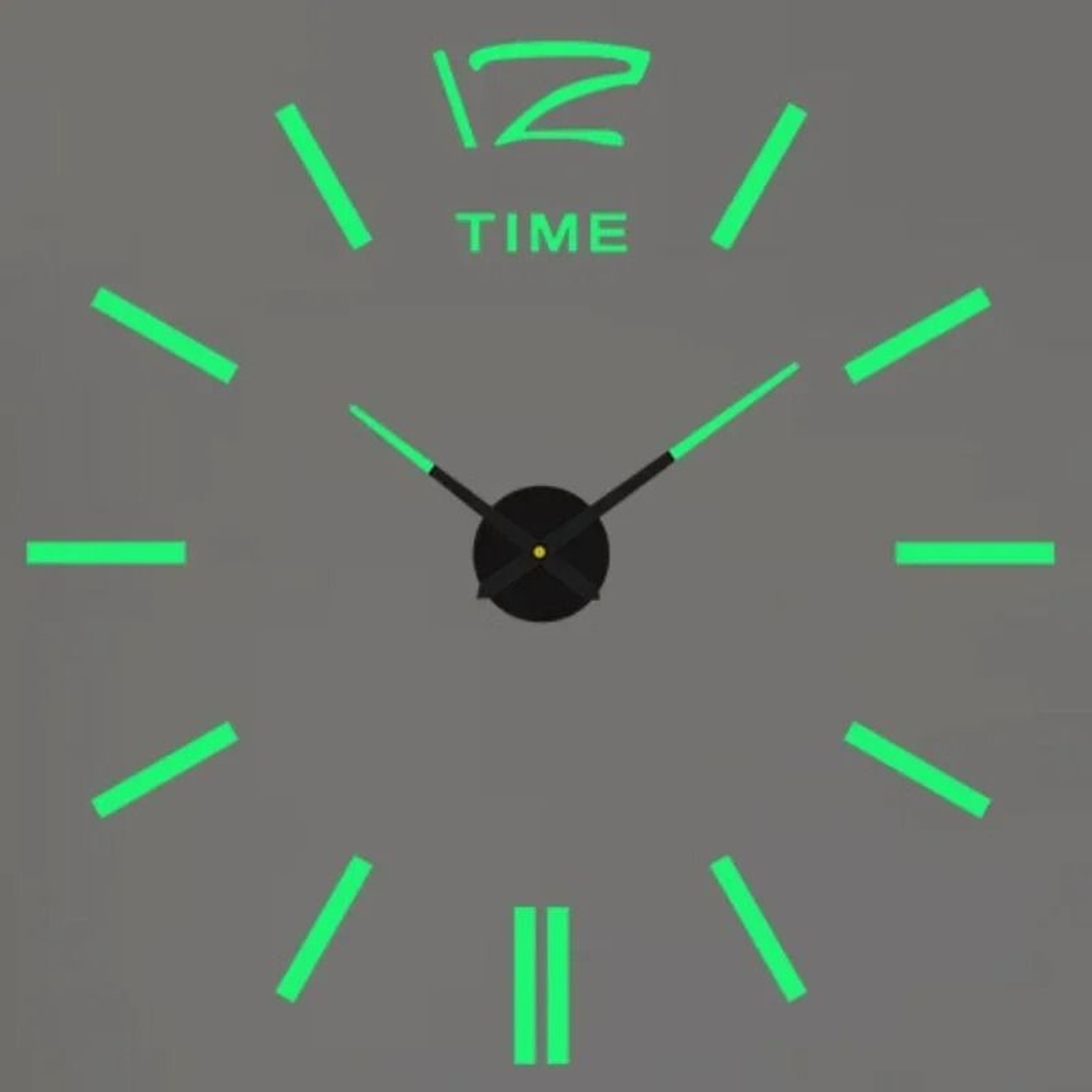 Modern 3D Luminous Wall Clock With Silent Quartz Movement 15