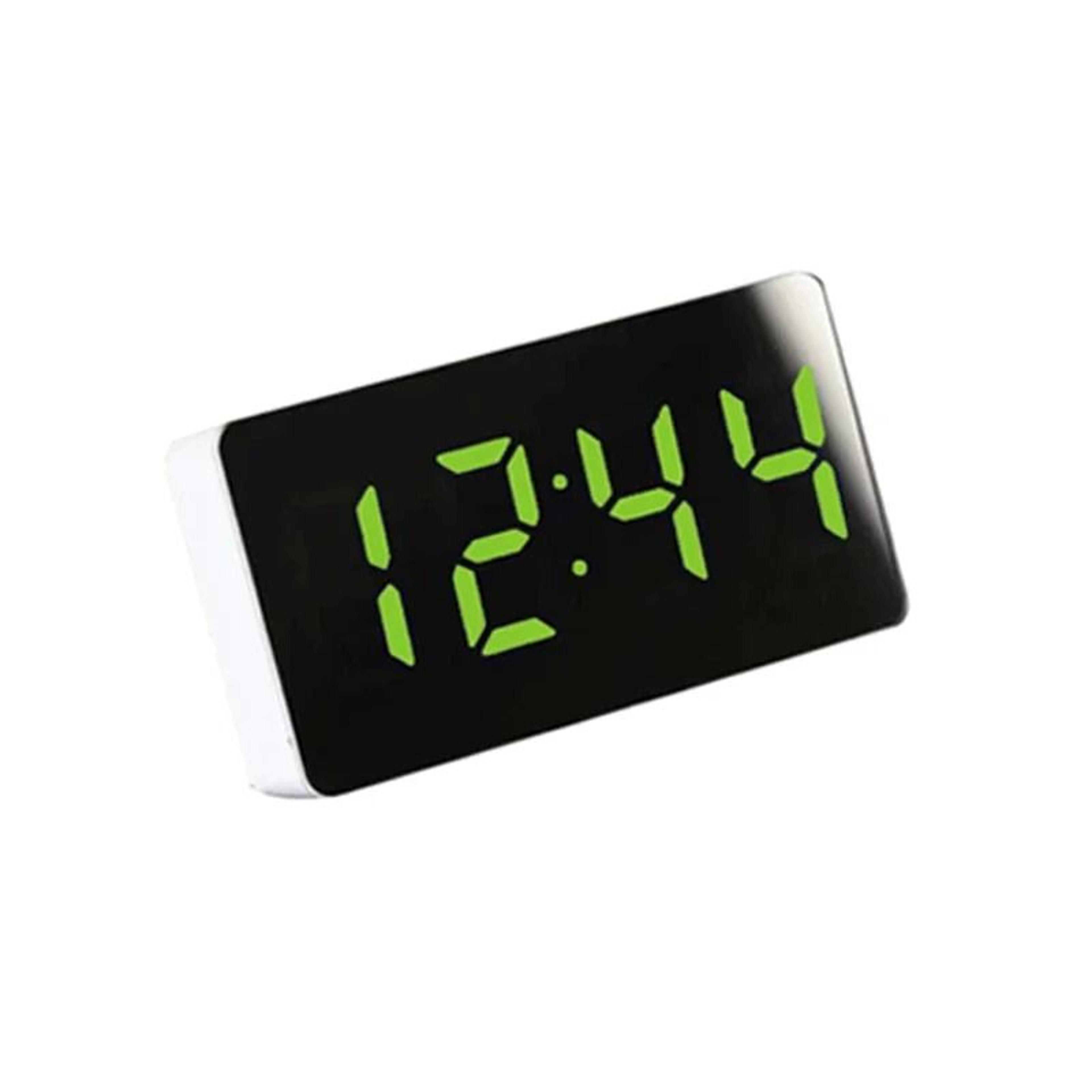 LED Mirror Alarm Clock With Night Light And Snooze 1