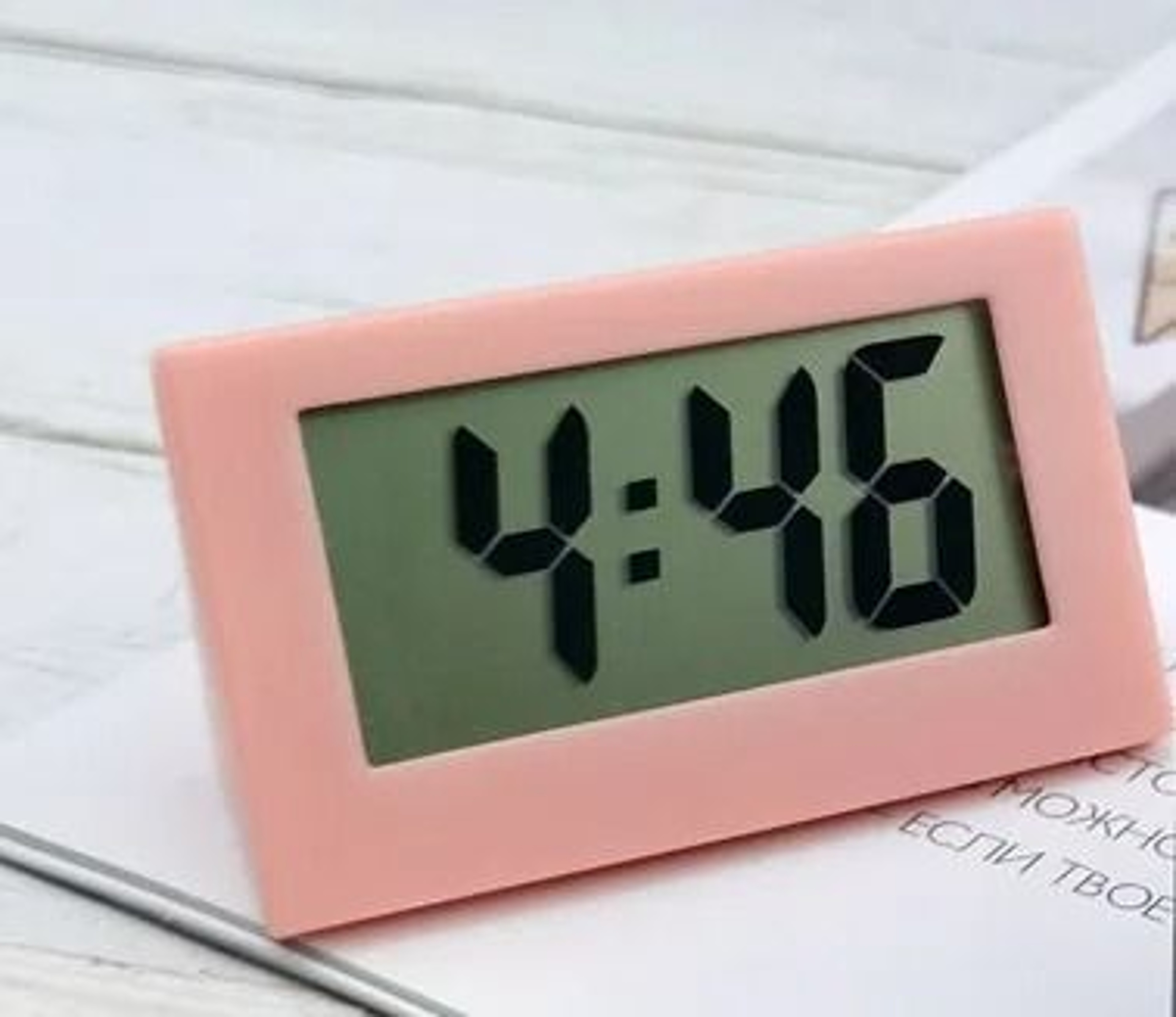 Mini Digital Hygrometer Clock With Temperature And Humidity Display 9