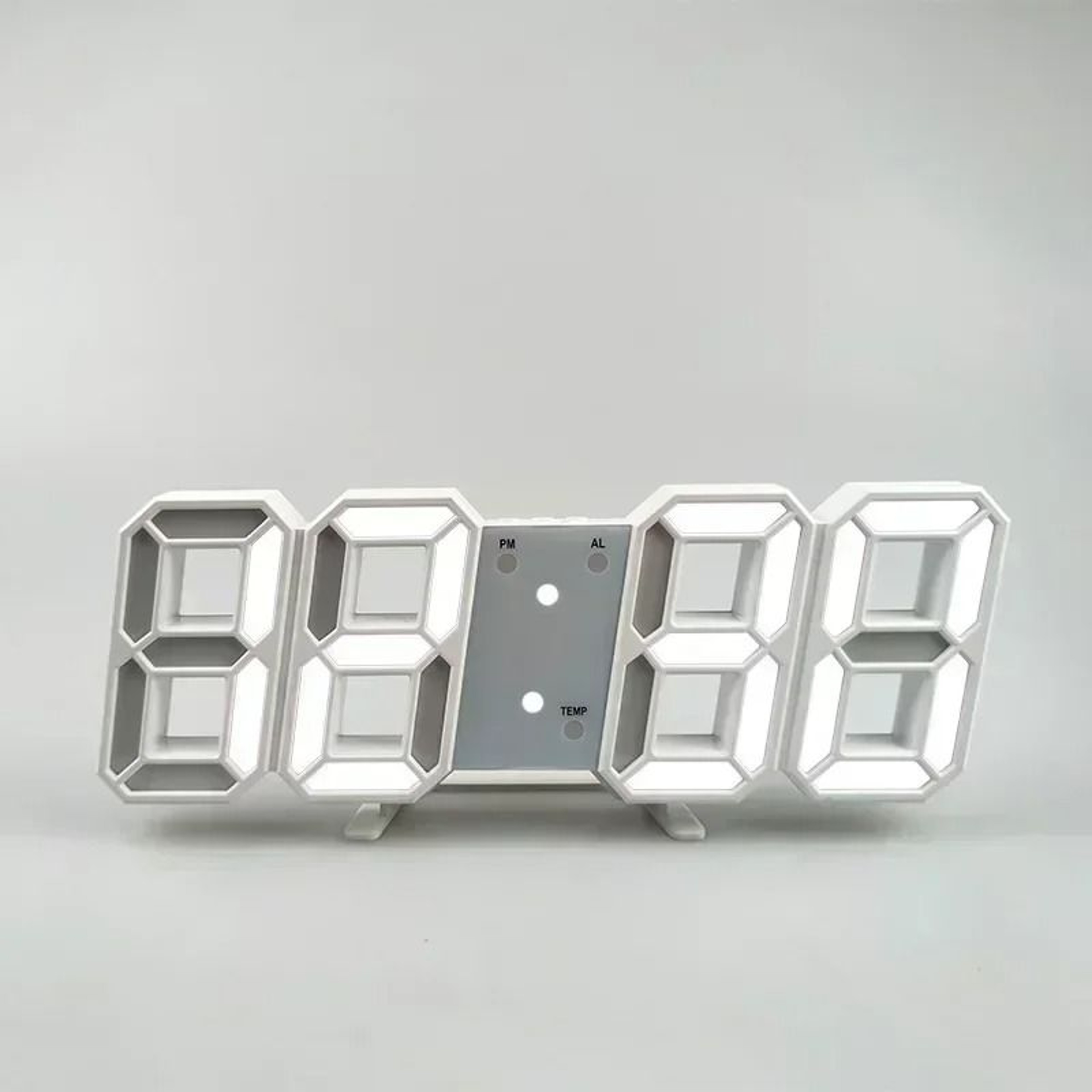 Modern Digital Desktop Clock With LED Display And Adjustable Brightness 2