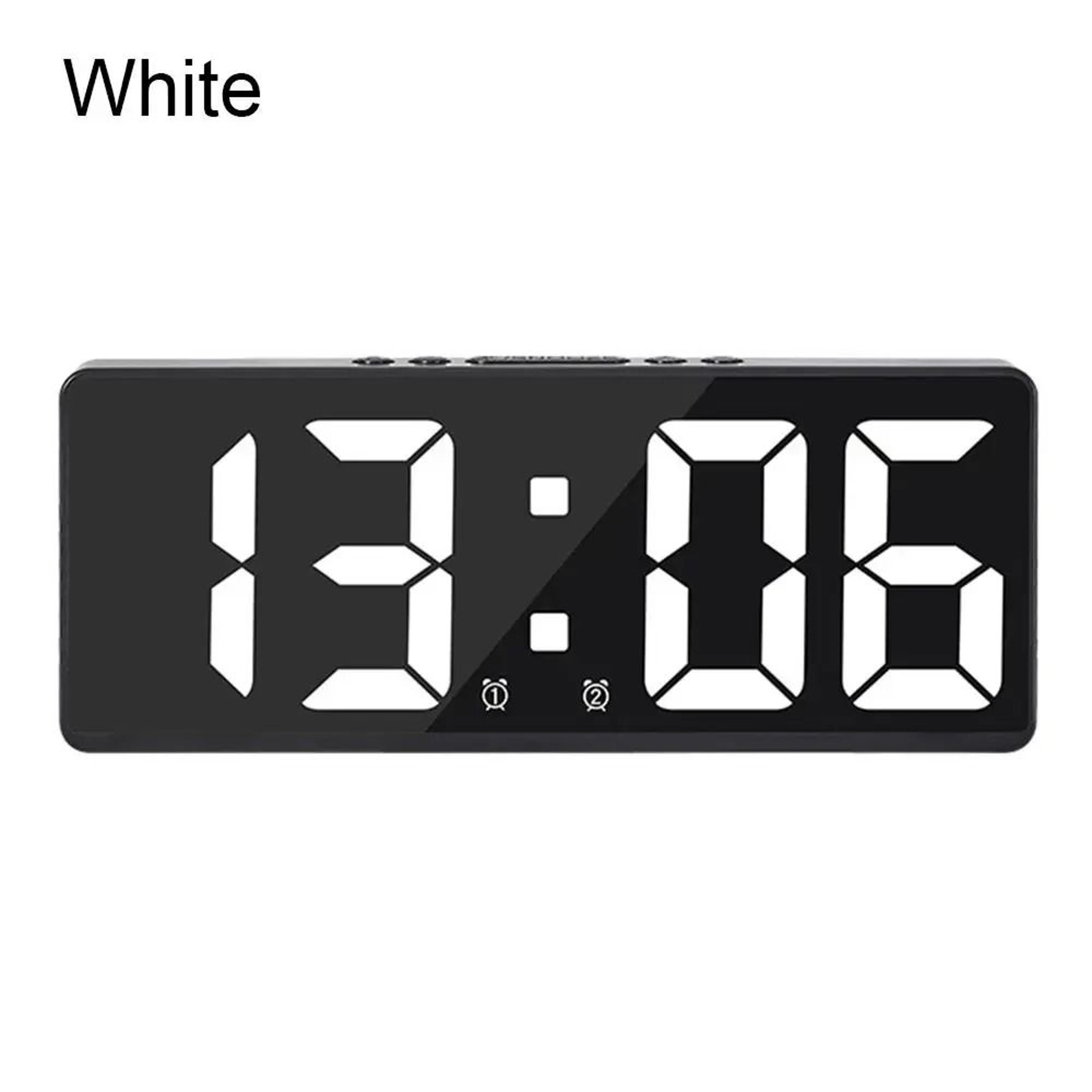 Modern LED Digital Alarm Clock With Temperature And Calendar Display 3