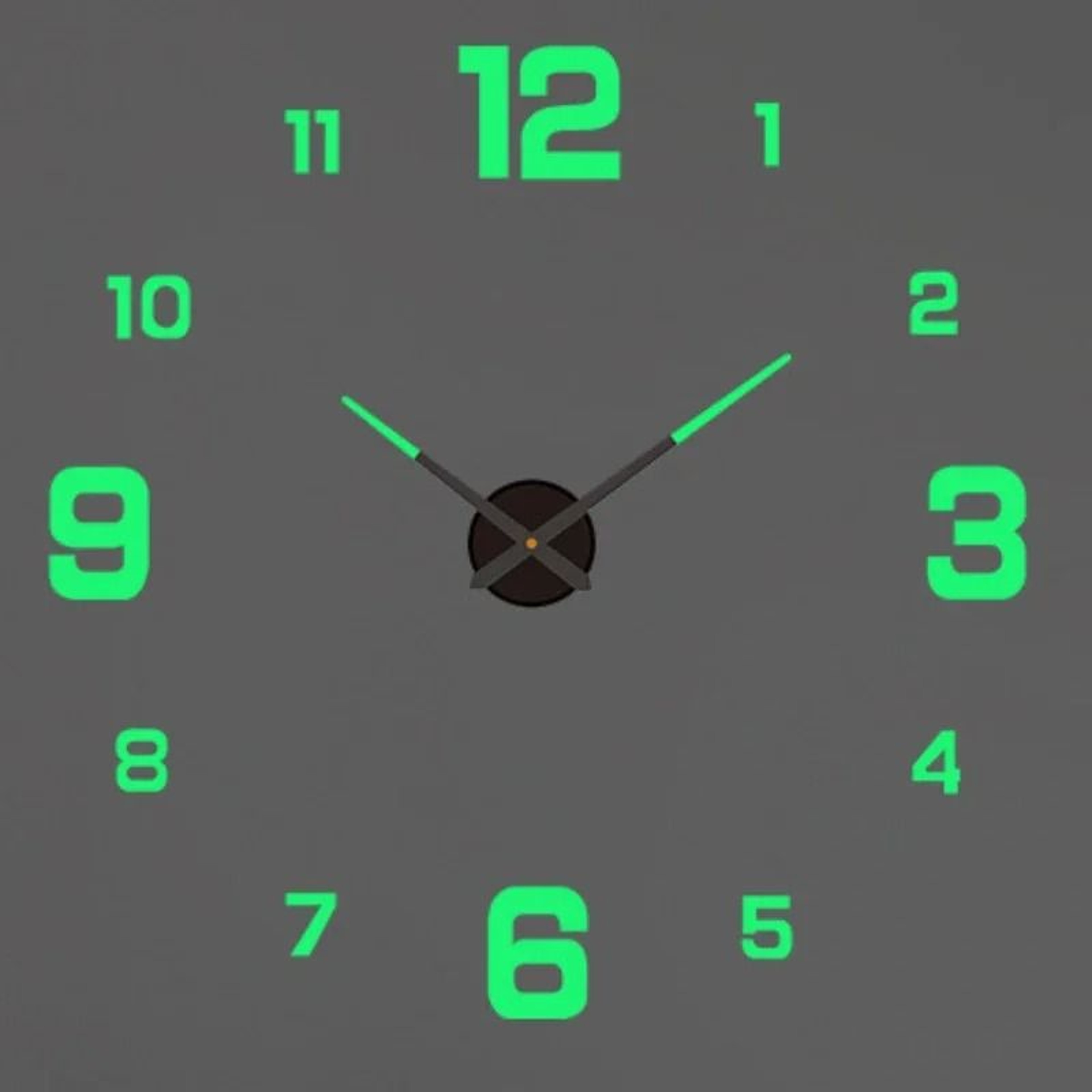 Modern 3D Wall Clock With DIY Acrylic Mirror Design 14