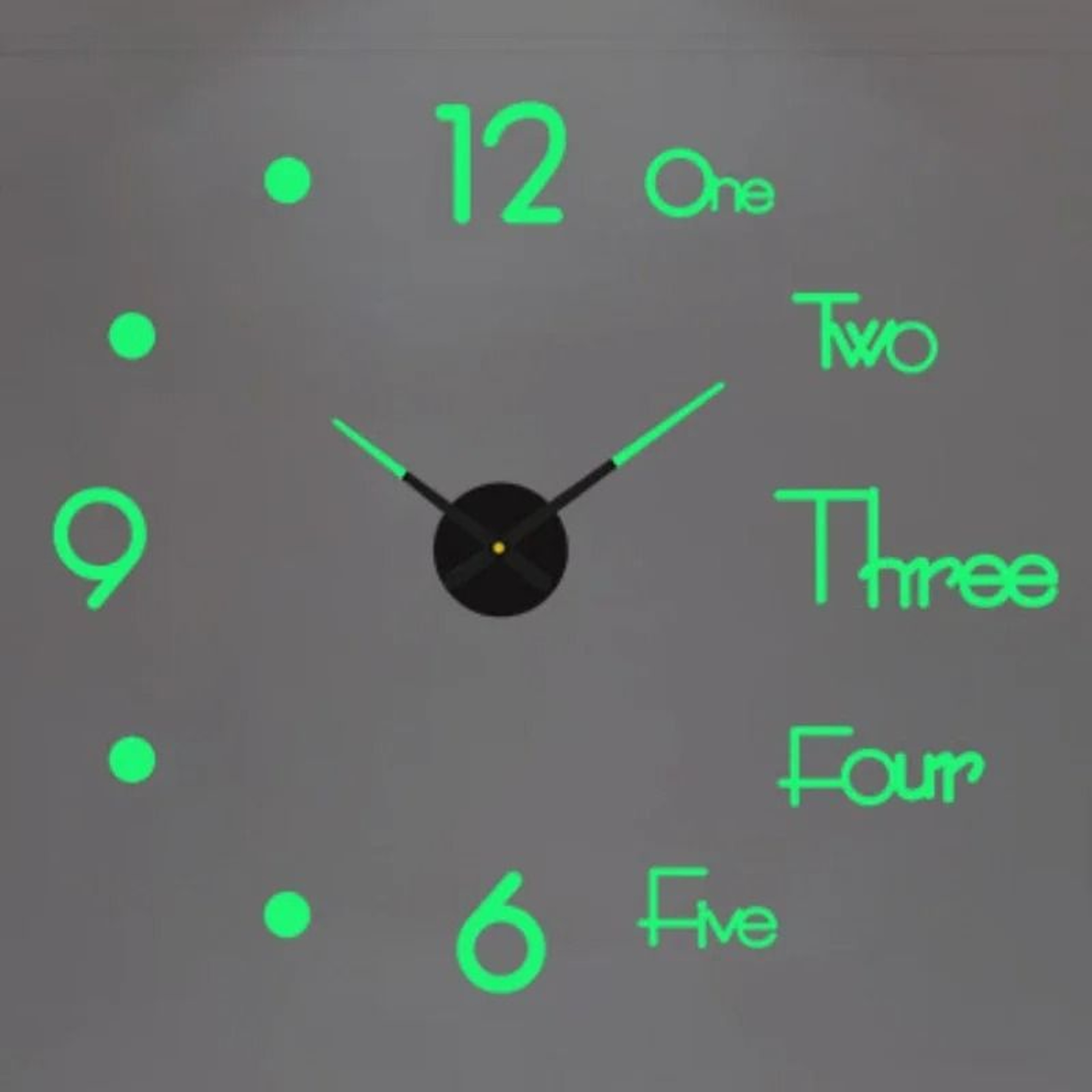 Modern 3D Wall Clock With DIY Acrylic Mirror Design 19