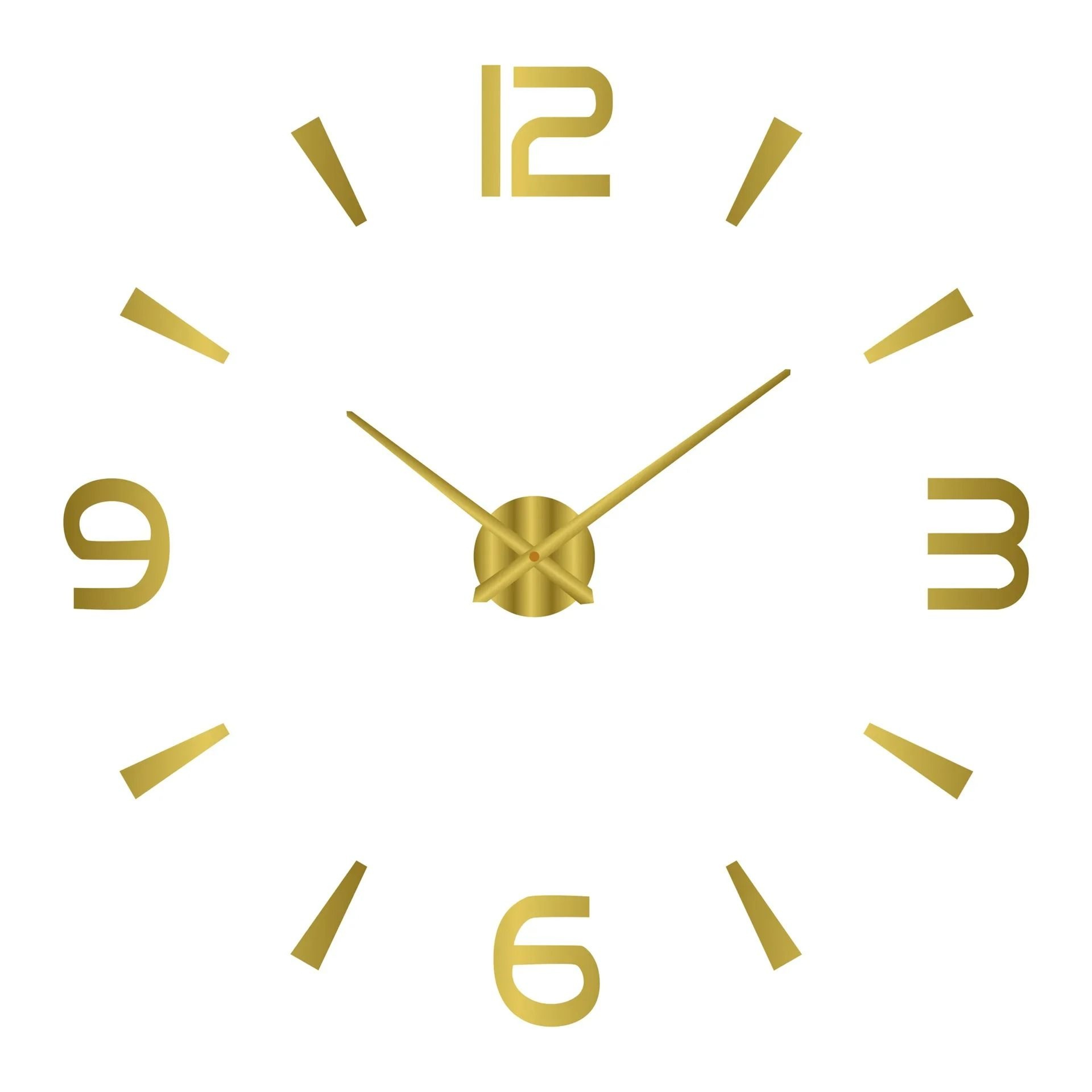 Modern Luminous 3D Wall Clock With DIY Silent Quartz Design 3