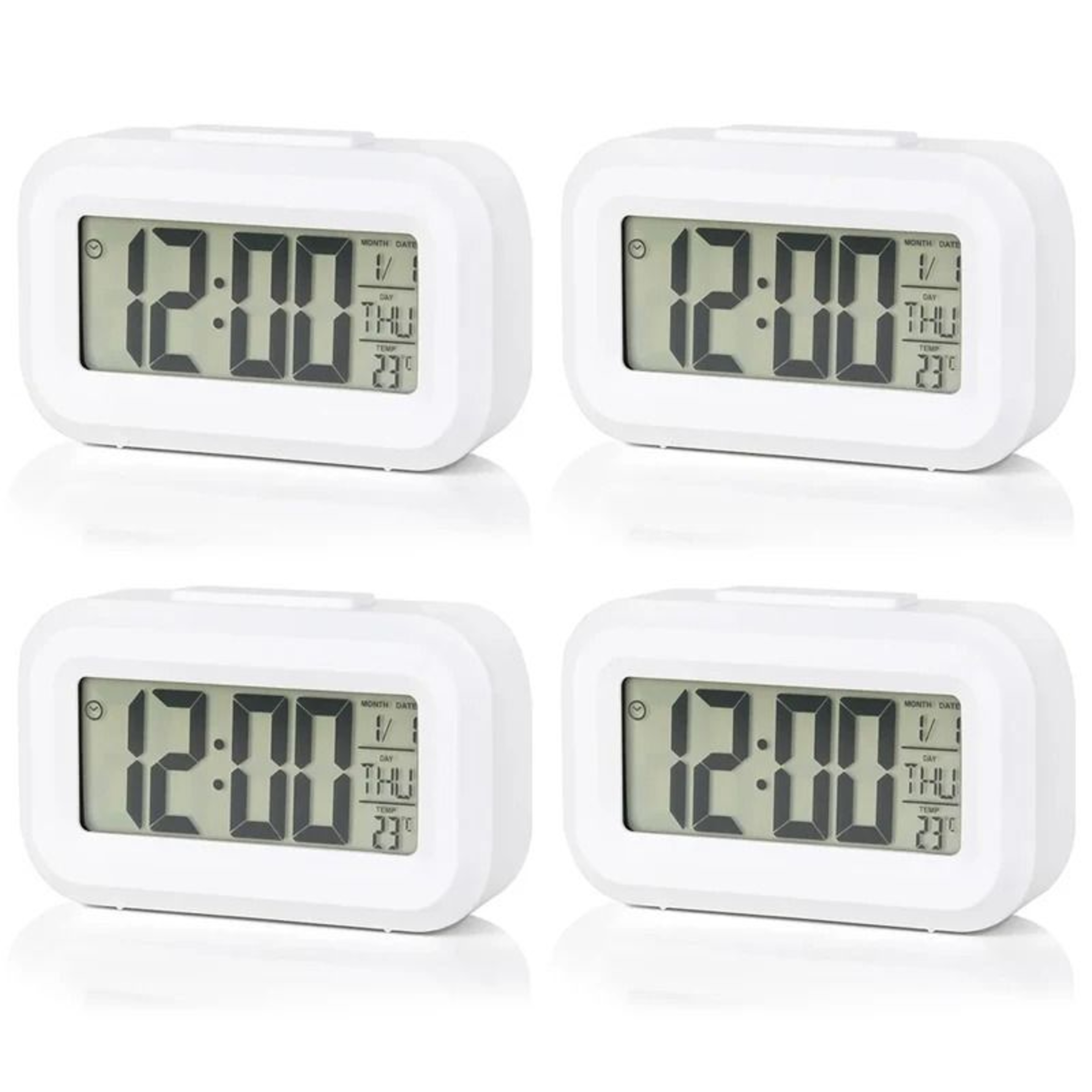 Compact LED Digital Alarm Clock With Backlight And Calendar Display 6