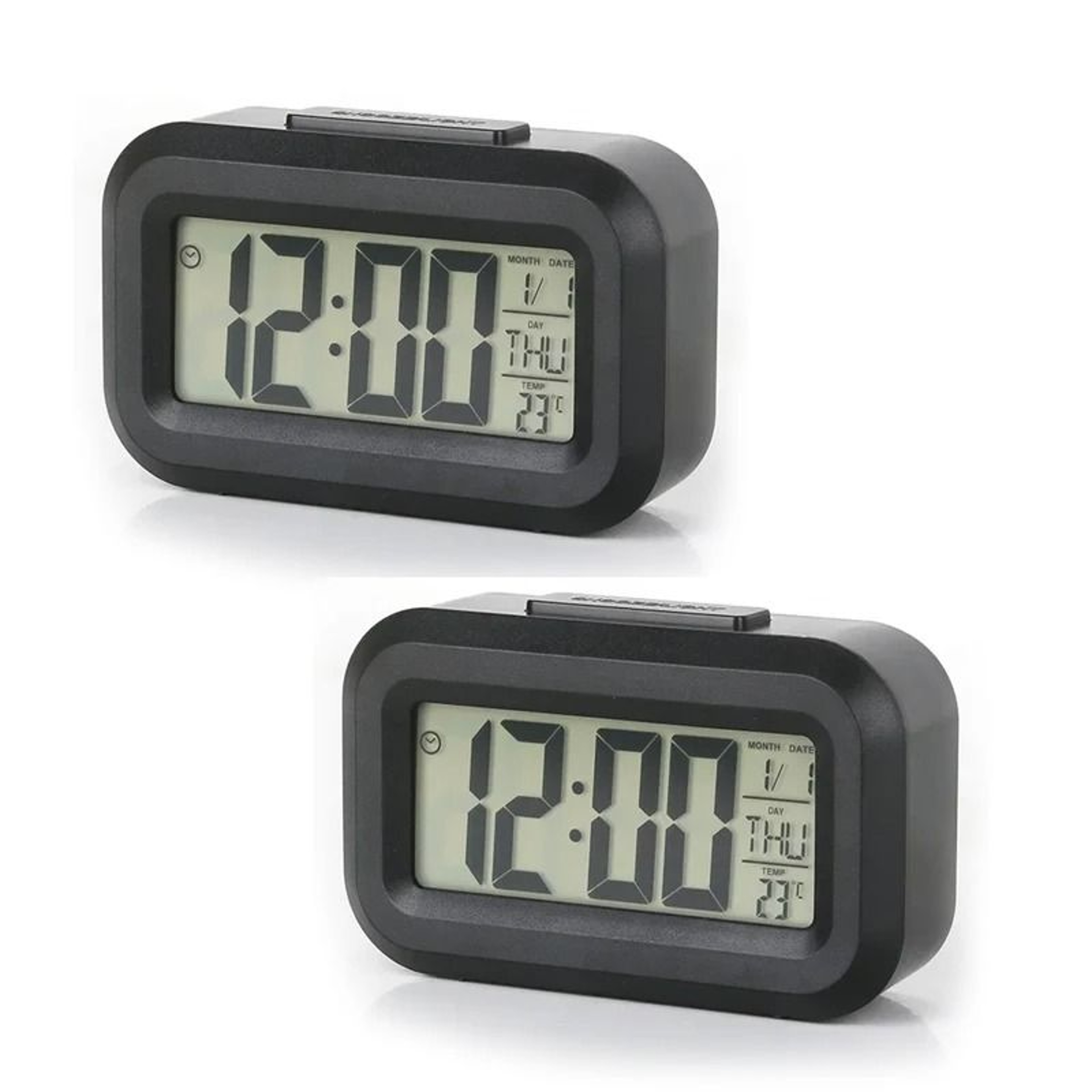 Compact LED Digital Alarm Clock With Backlight And Calendar Display 3