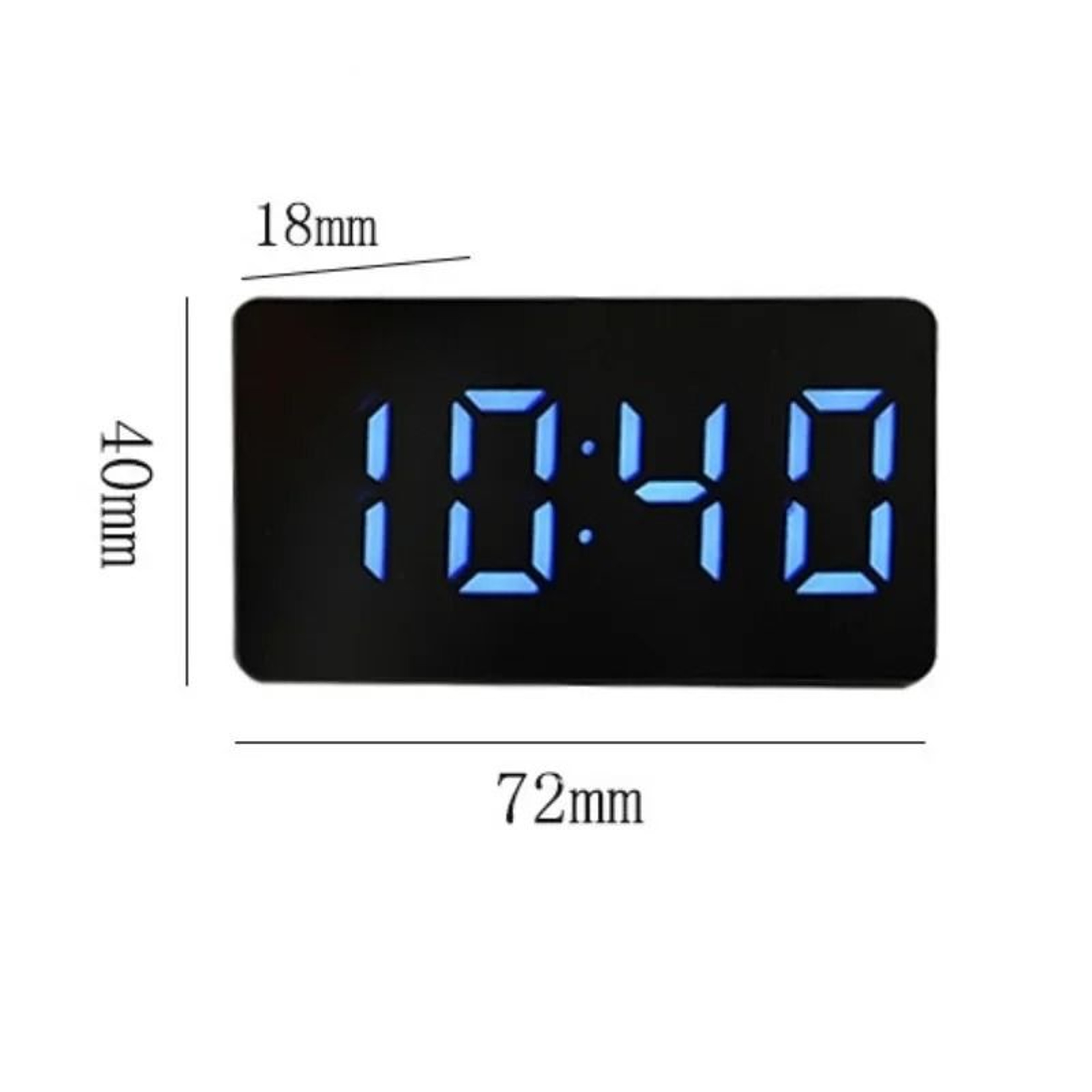 Smart Voice Control Alarm Clock With Temperature Display And Dual Alarms 9