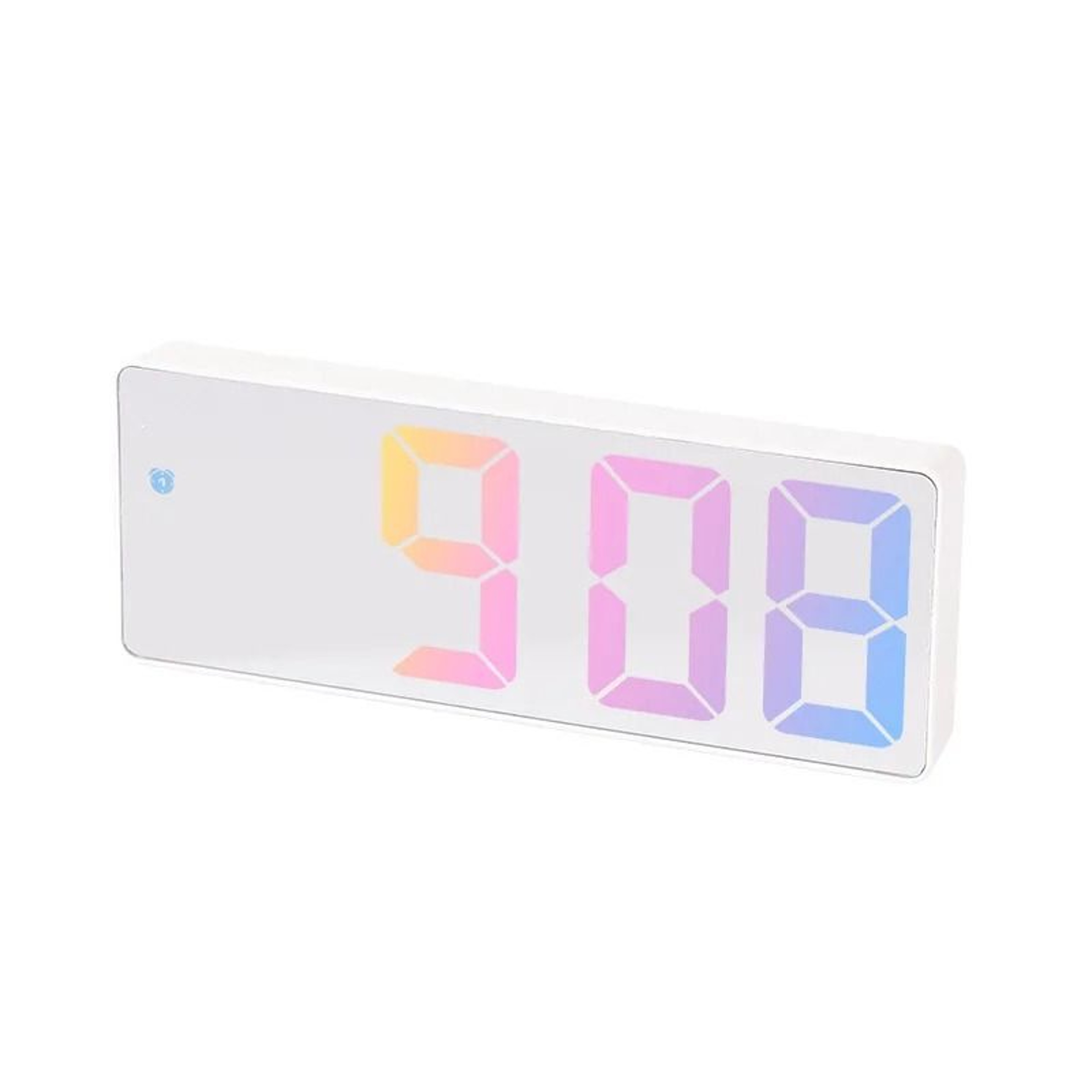 Smart Voice Control Alarm Clock With Color LED Display 2