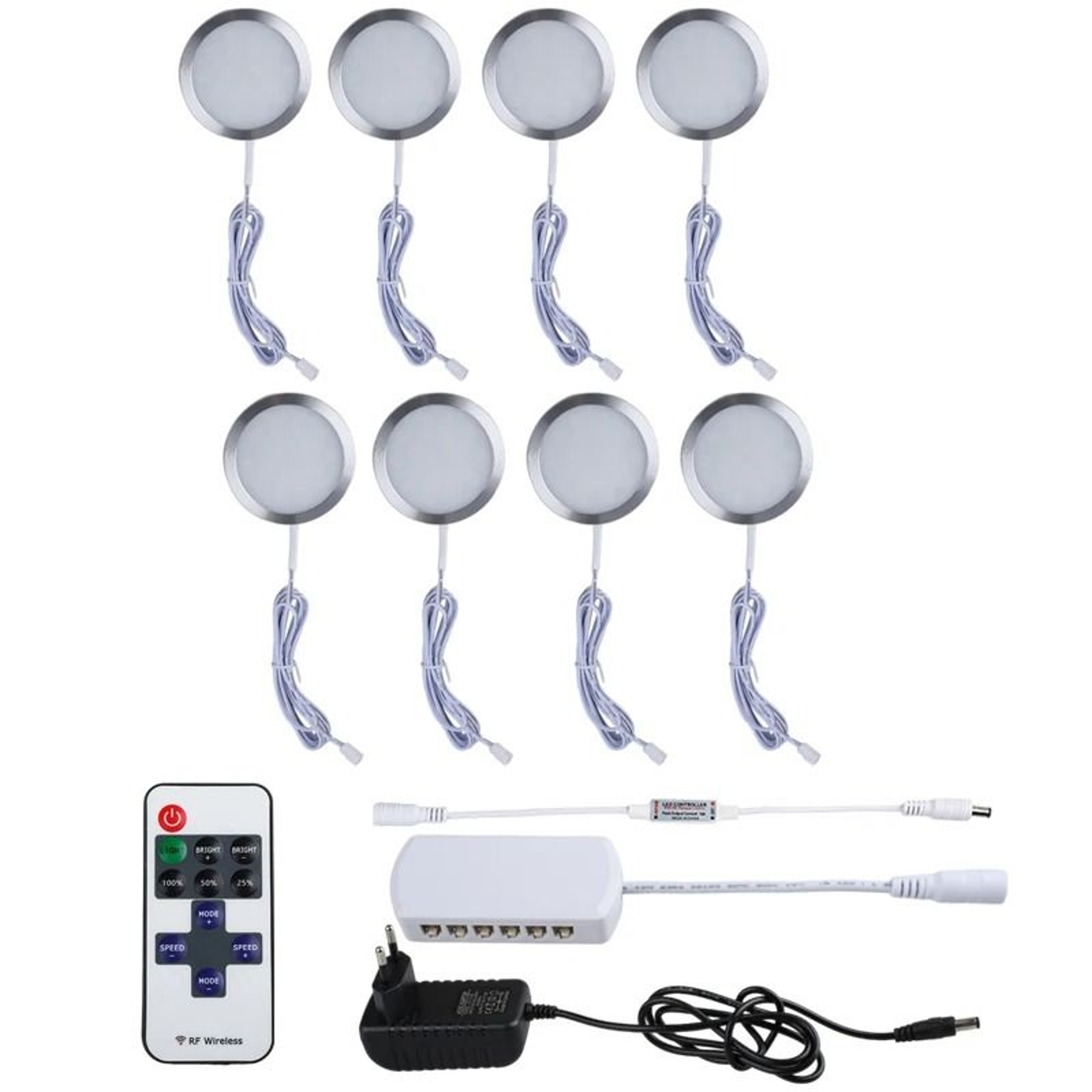 12V Under Cabinet LED Lights With Remote Control 5