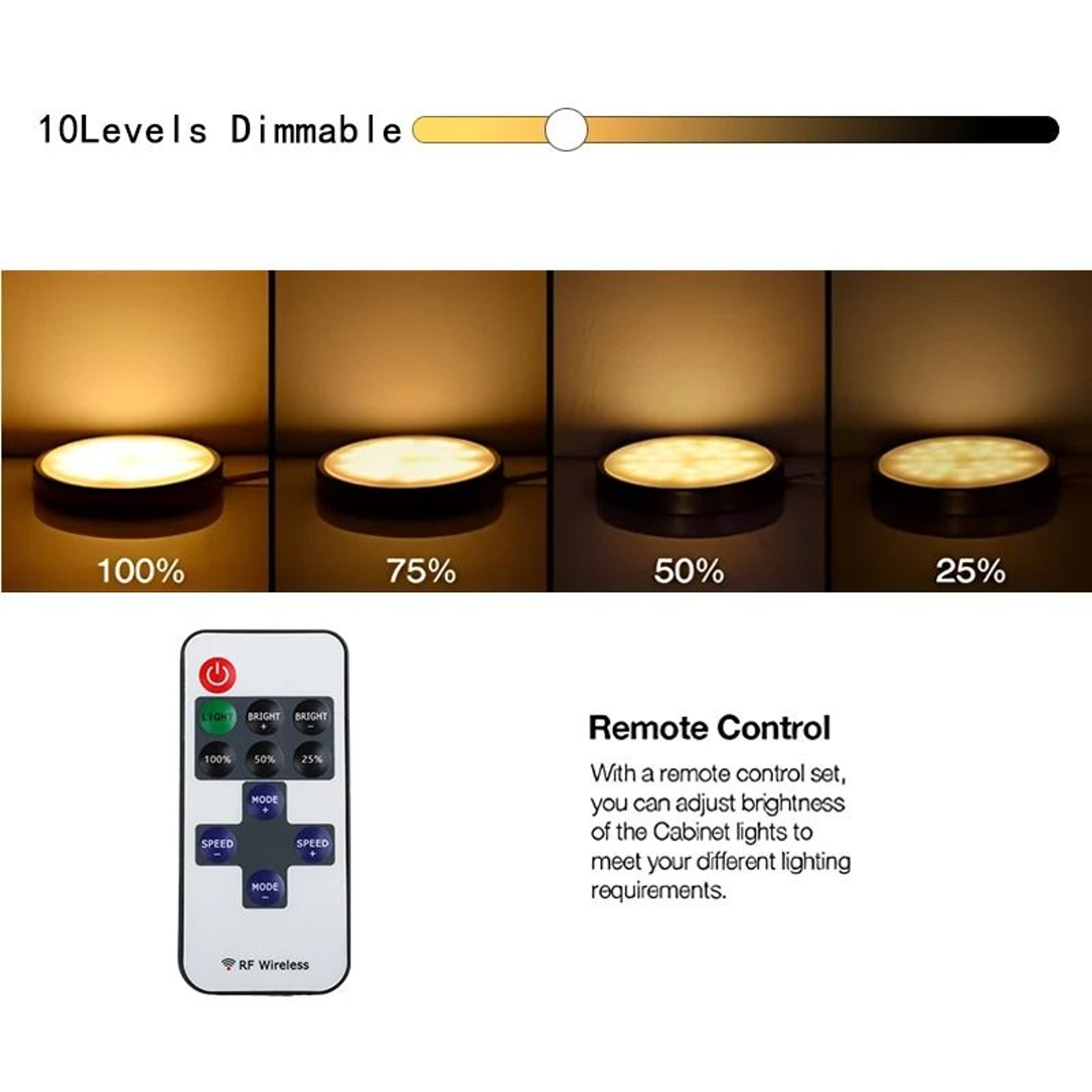 12V Under Cabinet LED Lights With Remote Control 11