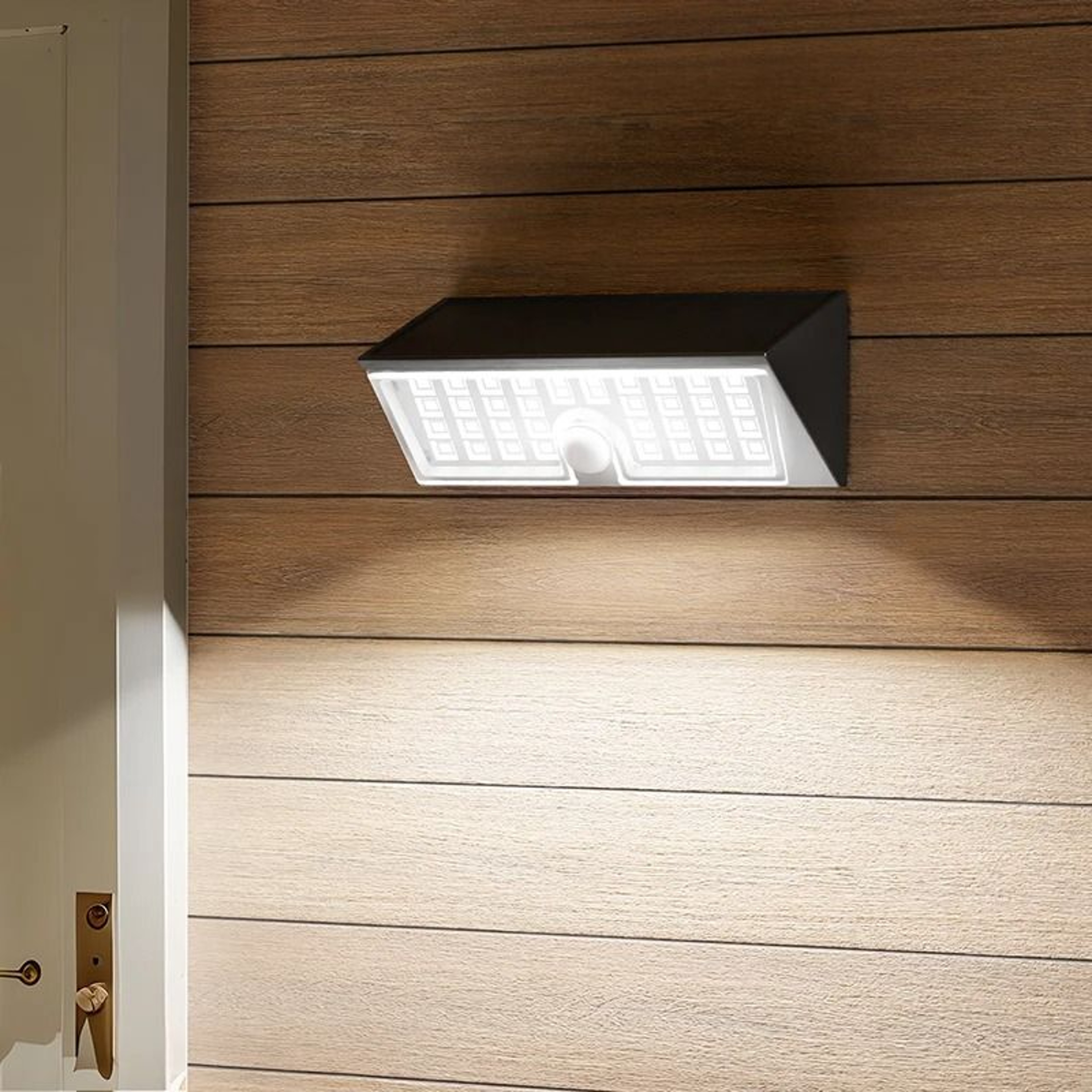 38 LED Solar Motion Sensor Light With 270 Wide Angle 0