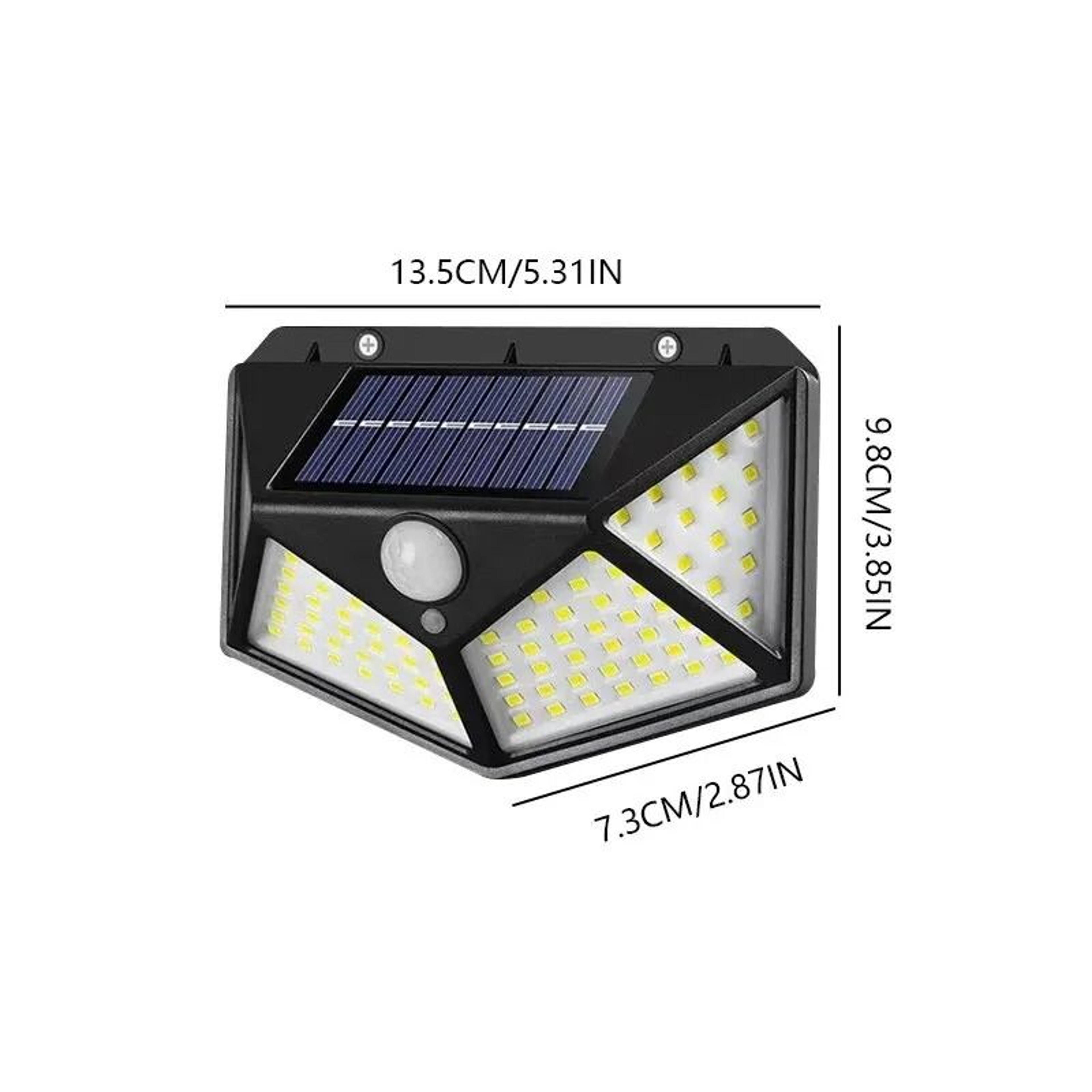 100 LED Solar Wall Light With Motion Sensor 5