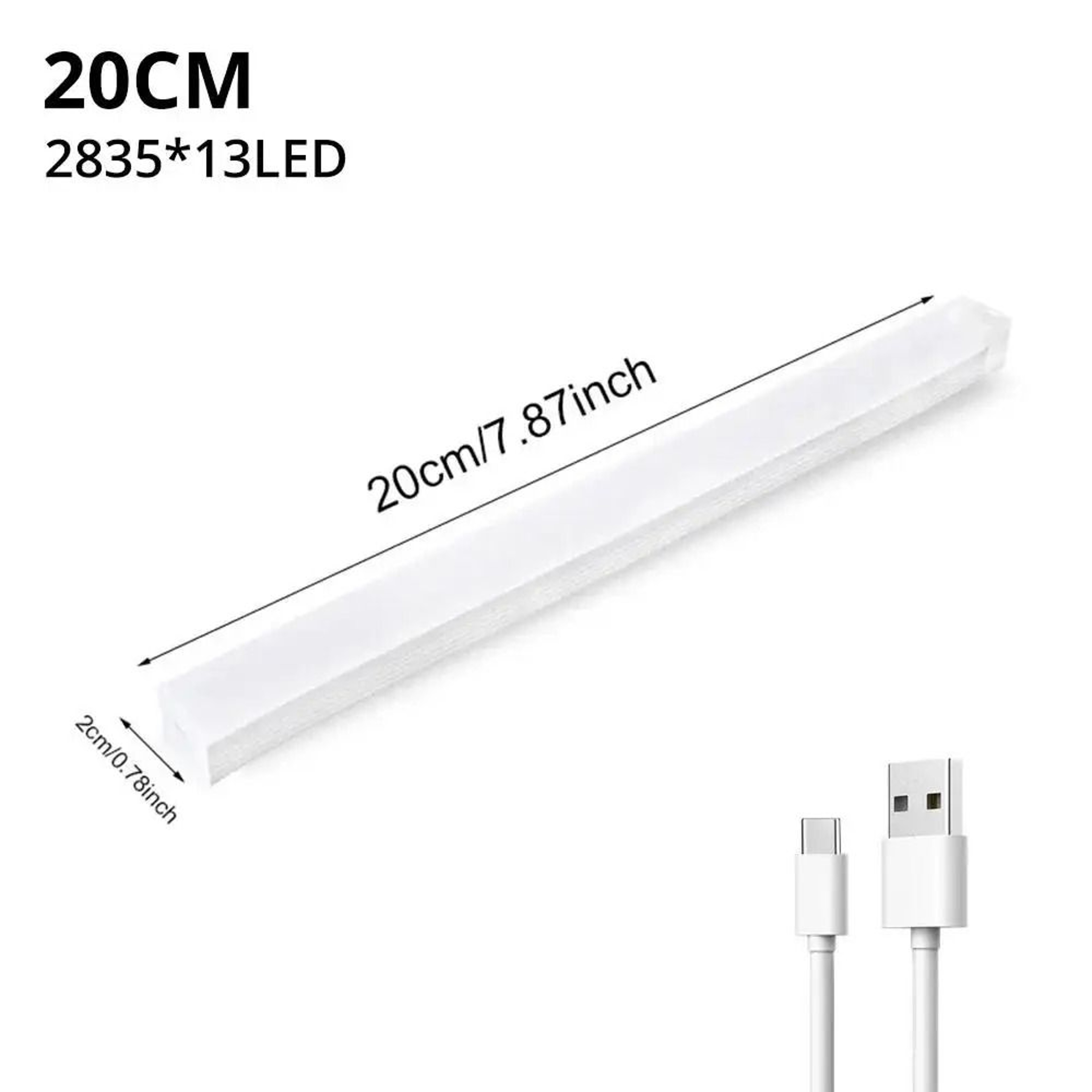 Rechargeable Motion Sensor Cabinet Light With Magnetic Mount 2