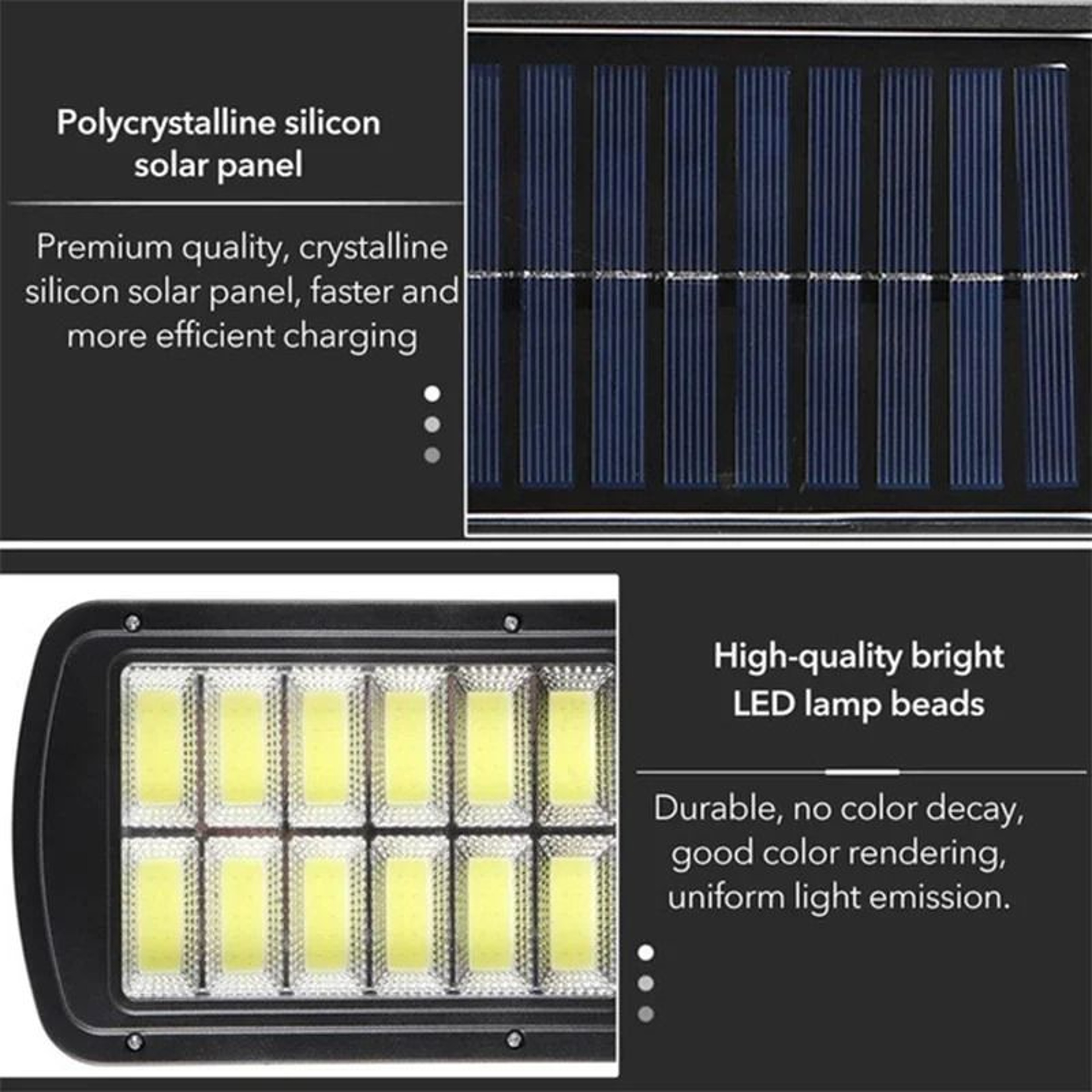 Waterproof Solar Wall Light With Motion Sensor And Remote Control 8