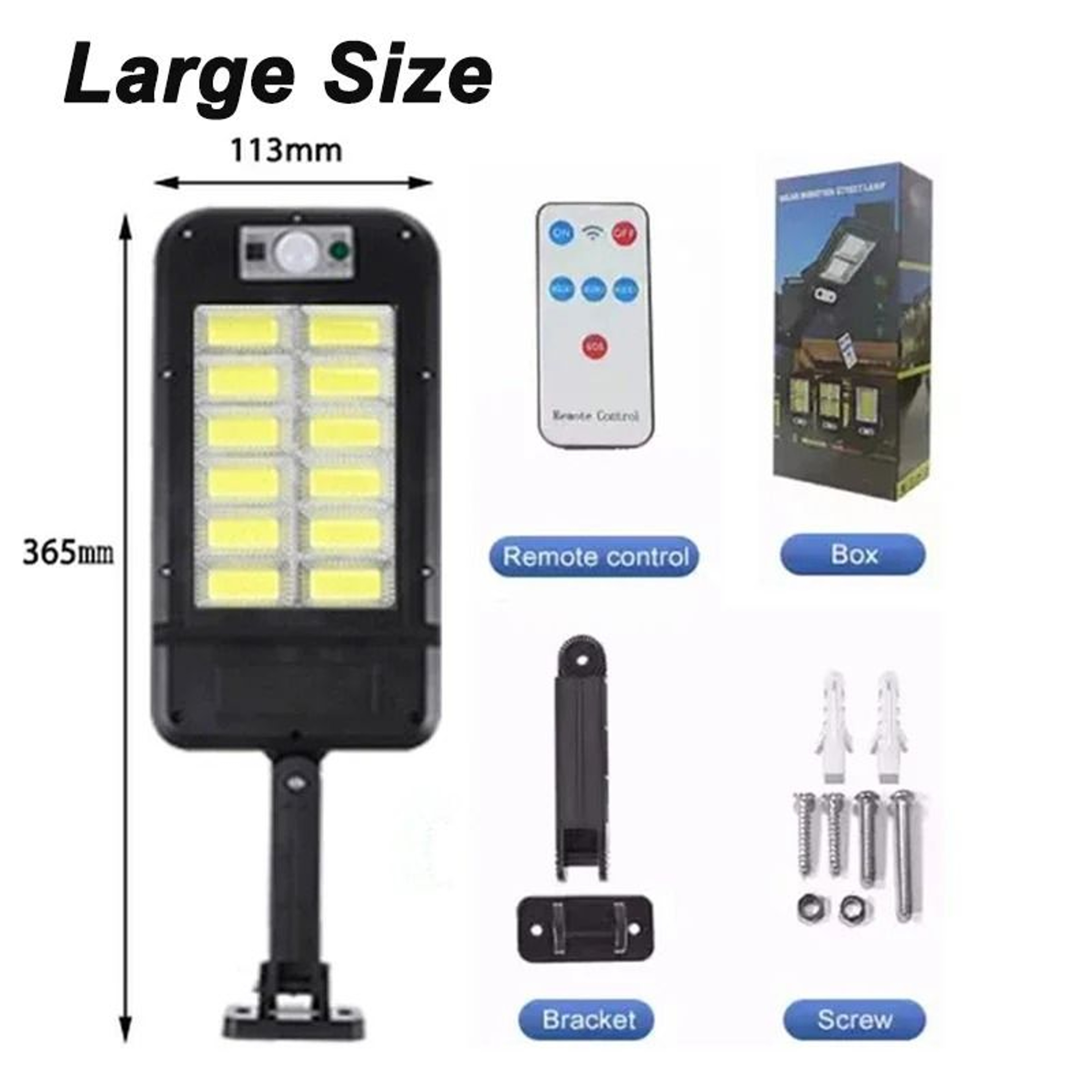 Waterproof Solar Wall Light With Motion Sensor And Remote Control 4
