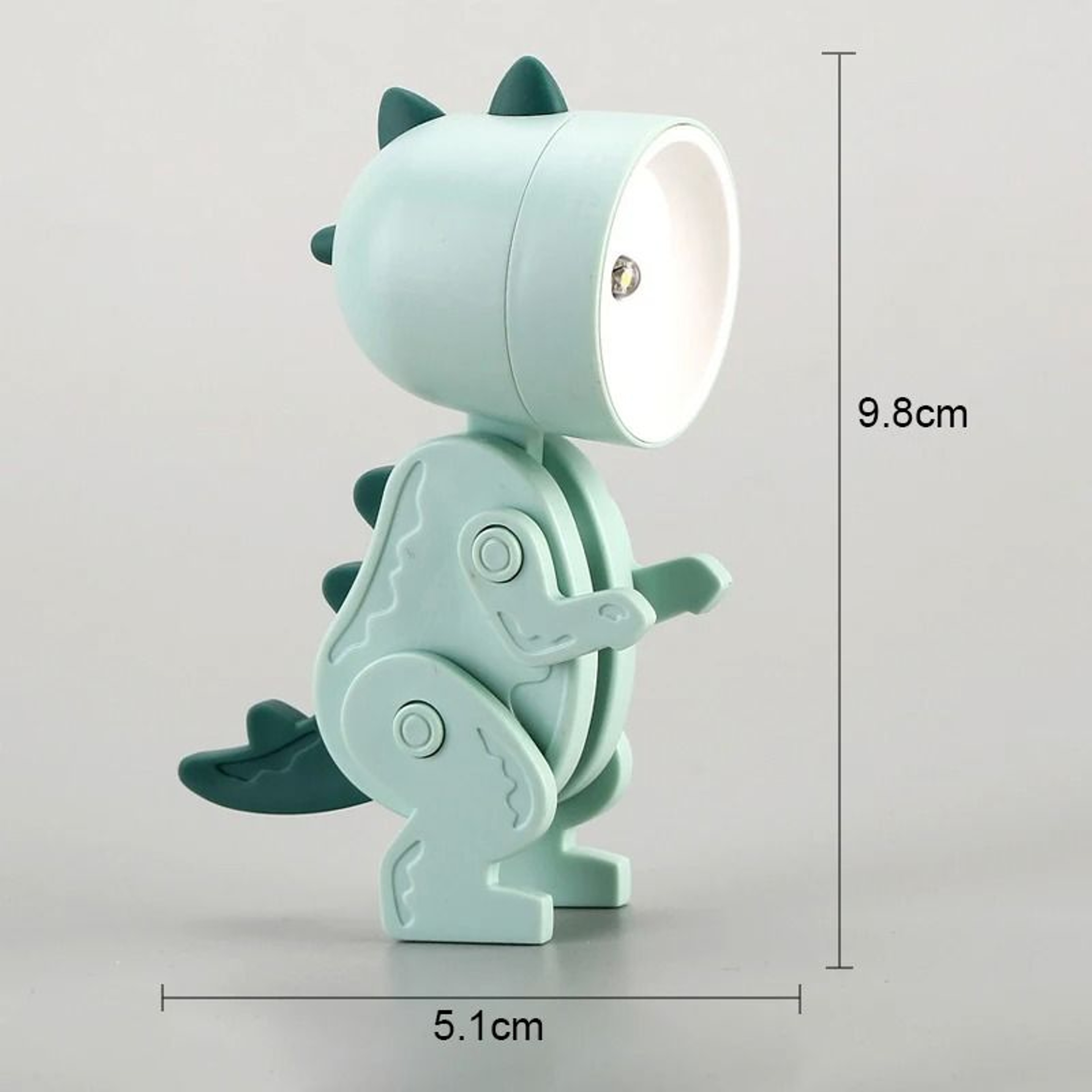 Mini Dinosaur LED Night Light Folding Battery Powered Bedside Lamp 1
