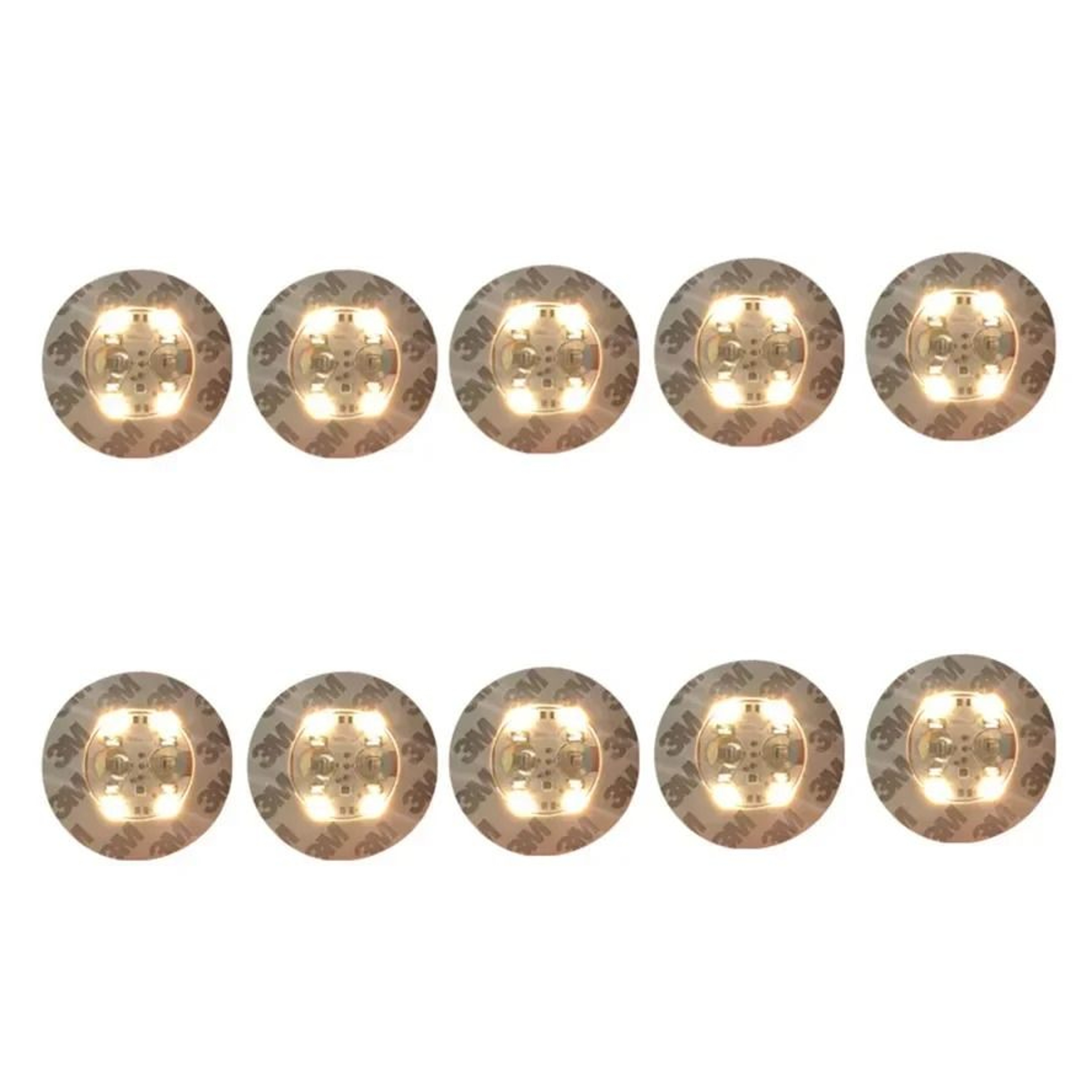 Light Up Coasters 3Mode Battery Powered Drink Pads 8