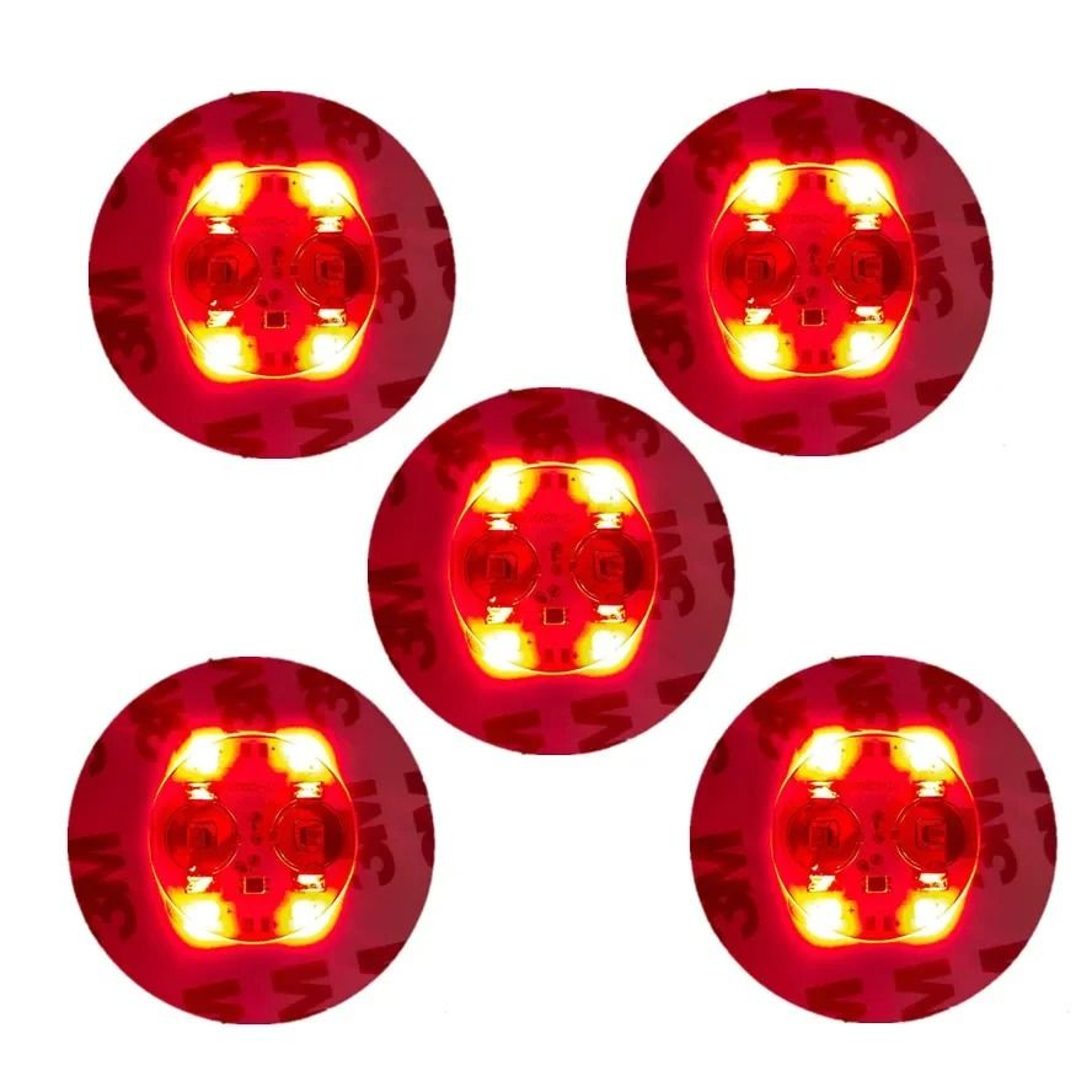 Light Up Coasters 3Mode Battery Powered Drink Pads 4