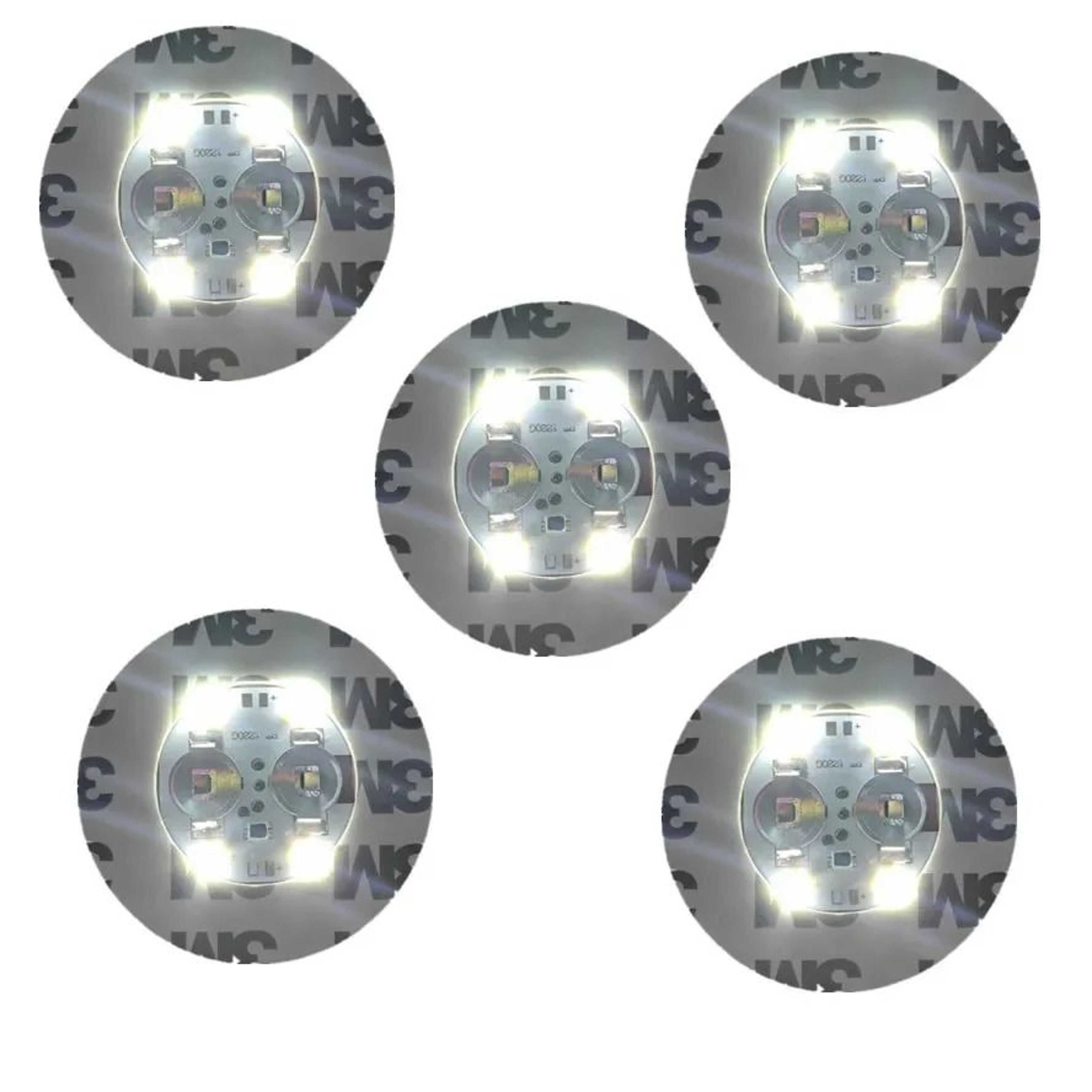 Light Up Coasters 3Mode Battery Powered Drink Pads 5